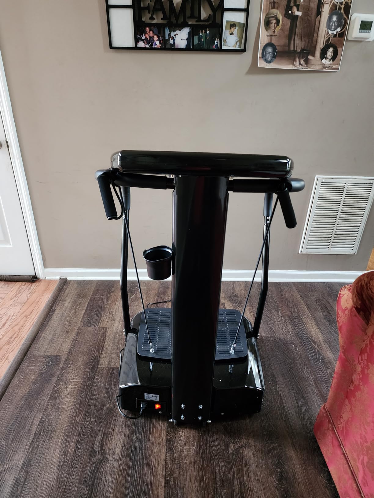 Lifepro Rhythm Vibration Plate Exercise Machine - 99 Speeds & Heart Rate Monitor Whole Body Vibration Platform with Handles customer photo 2