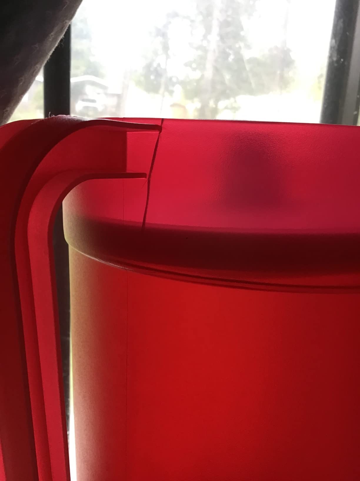 GoodCook 1-Gallon Plastic Airtight Pitcher with Vacuum Seal Lid, 1 Gallon, Red customer photo 1