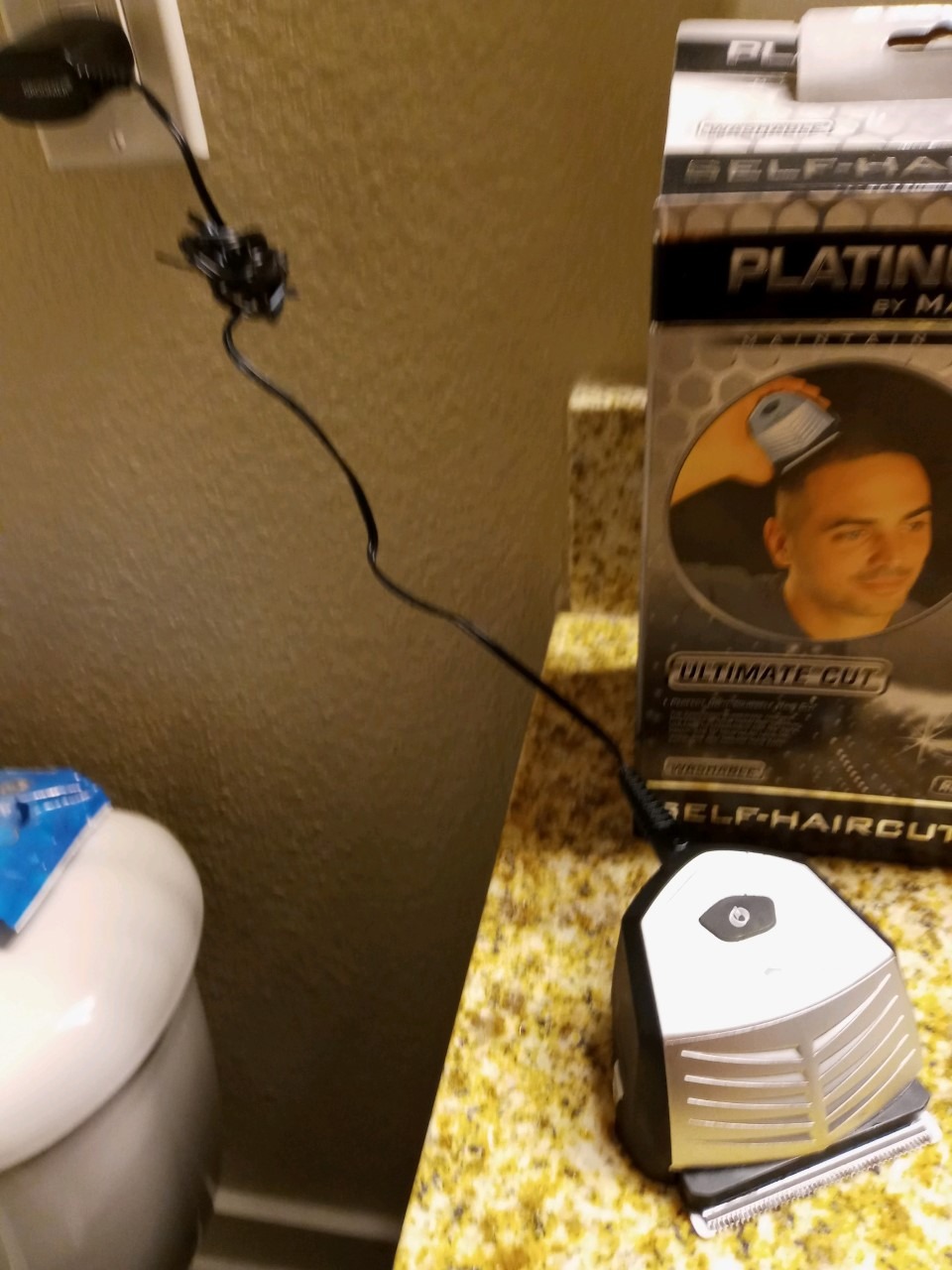 MANGROOMER - PLATINUM PRO New Self-Haircut Kit and Advanced Hair Clippers with Lithium Max Battery, 9 Length Guards and Included Bonus Storage Case, 2 Piece Set customer photo 2