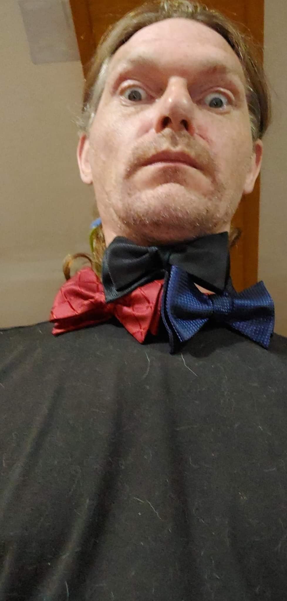 HISDERN Bow Ties for Men 3pcs Mixed Self-Tie Bow tie and Pocket Square Set Classic Formal Tuxedo Wedding & Party Bowtie customer photo 1
