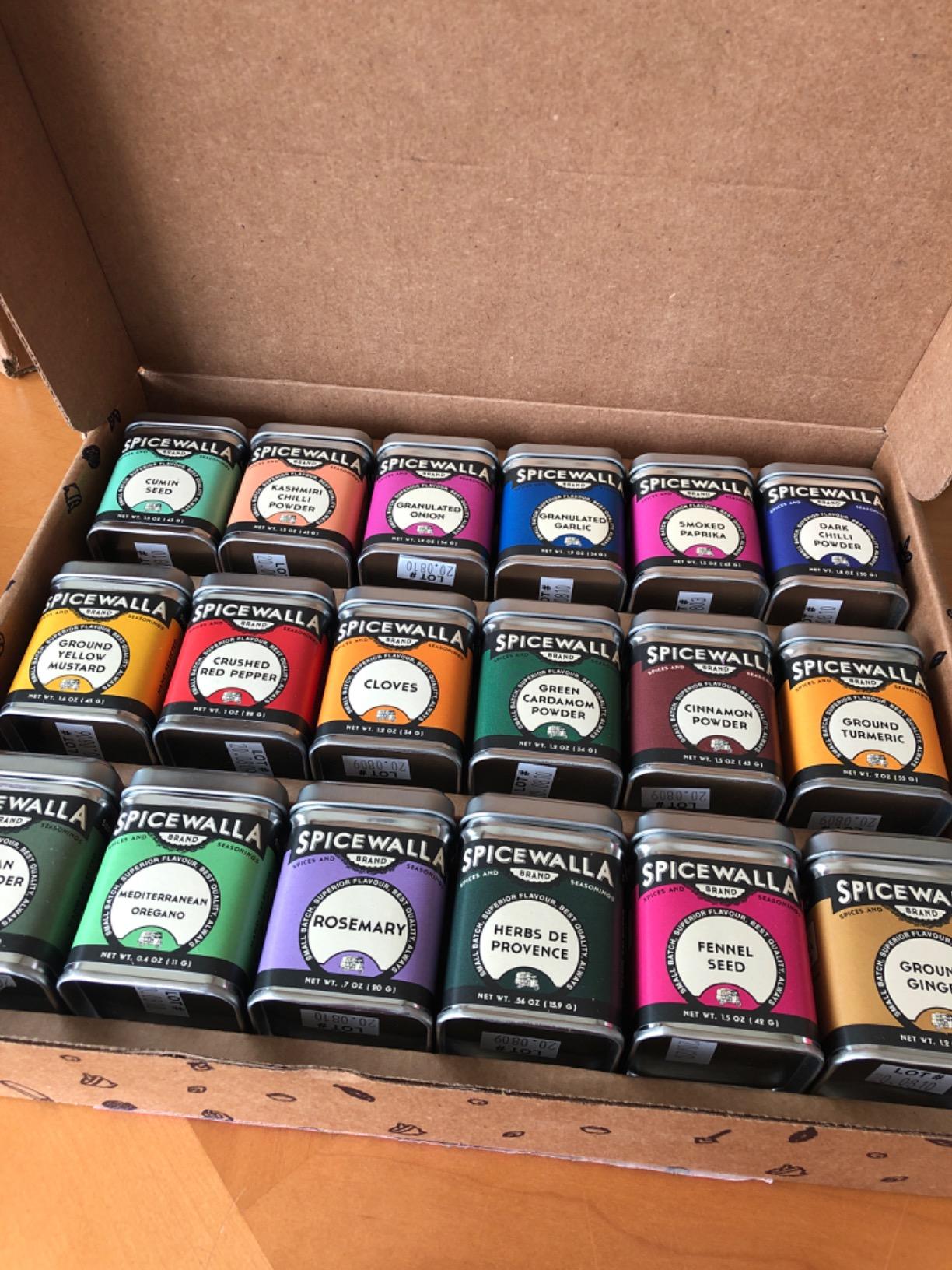 Spicewalla Essential Spices and Seasonings Set 18 Pack Variety | Garlic, Onion, Paprika, Crushed Red Pepper, Oregano, & More | Kitchen Cooking Set for Apartment and Home | House Warming Gift Set customer photo 2