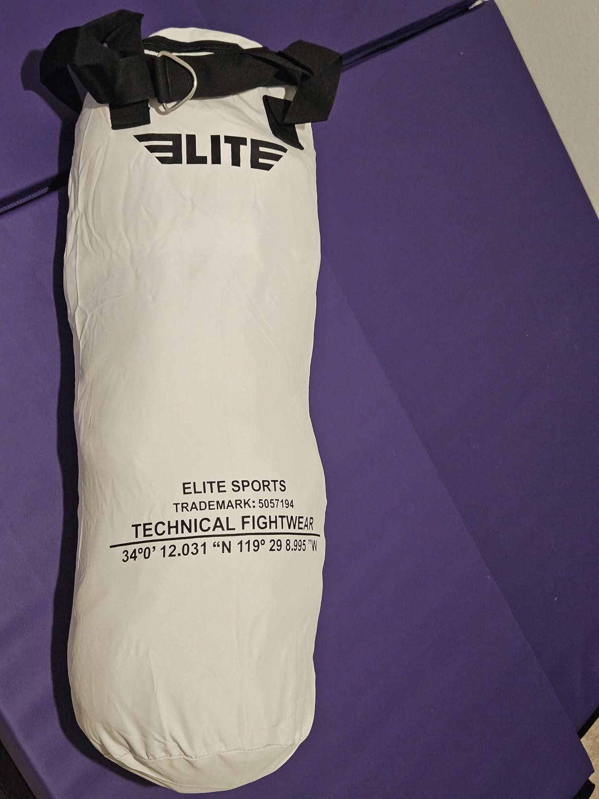 Elite Sports Boxing Bag 4 FT - Heavy Duty Canvas Punching Bag with Straps for Boxing, Training, MMA, Muay Thai, Kickboxing, Martial Arts & Fitness - UNFILLED Heavy Bag customer photo 1