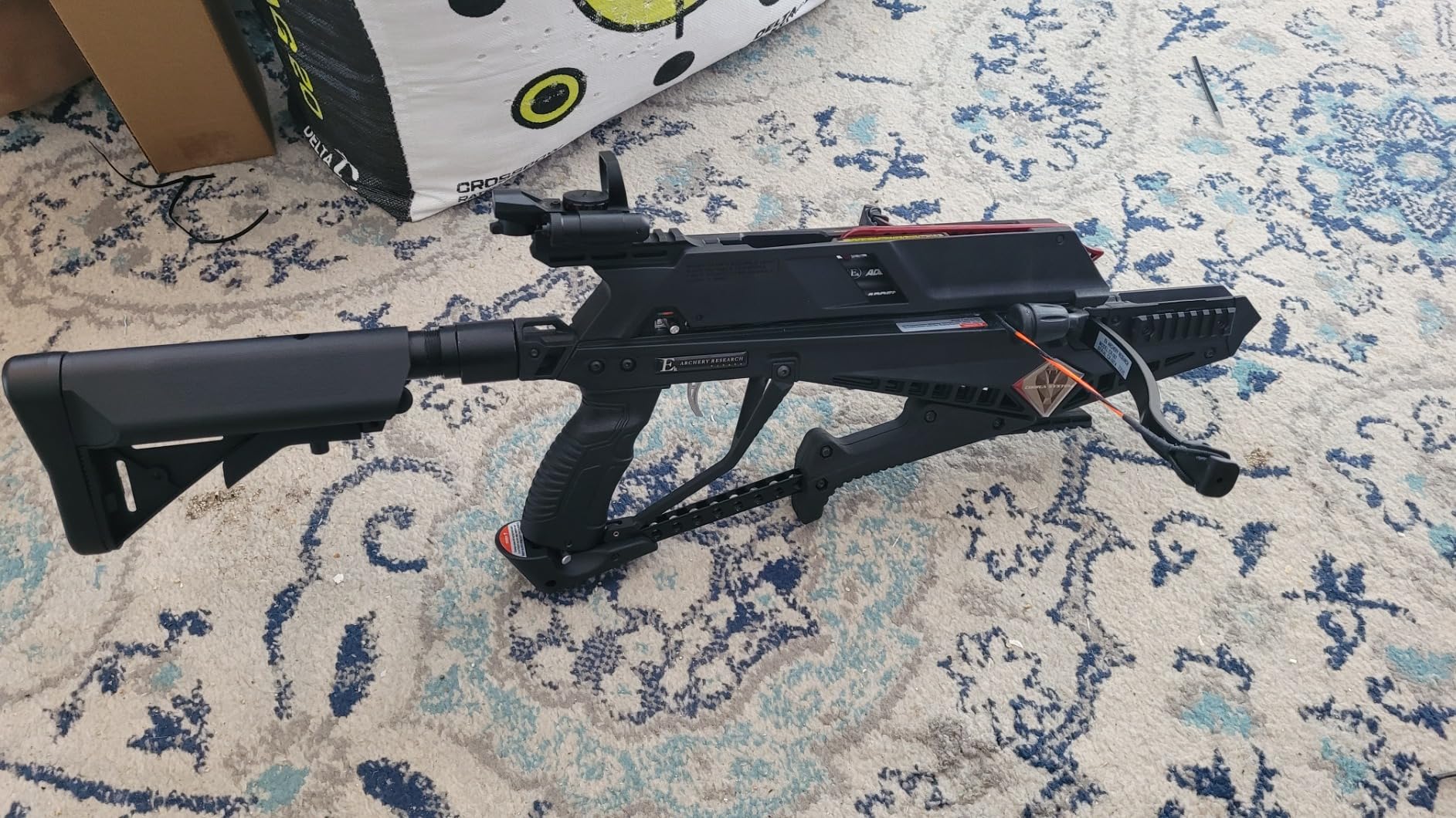 EK Archery Repeating Adder Crossbow 130 lb Cross Bow with 5 Shot Auto-Loading Magazine, Includes 15 Carbon Arrows Bolts customer photo 1