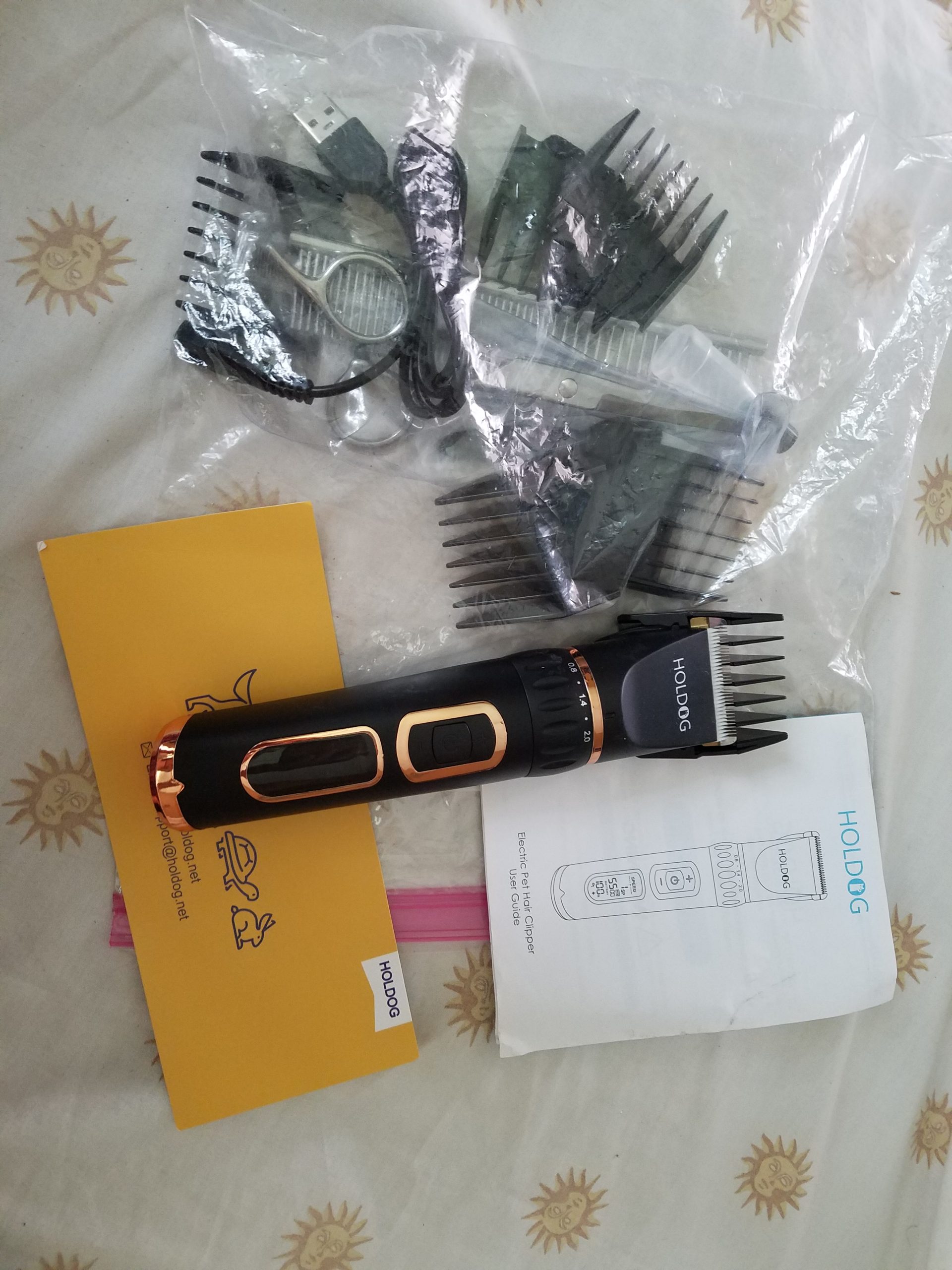 Dog Clippers Professional Heavy Duty Grooming Clipper 3-Speed Low Noise High Power Rechargeable Cordless Pet Tools for Small & Large Dogs Cats Pets with Thick Coats customer photo 2