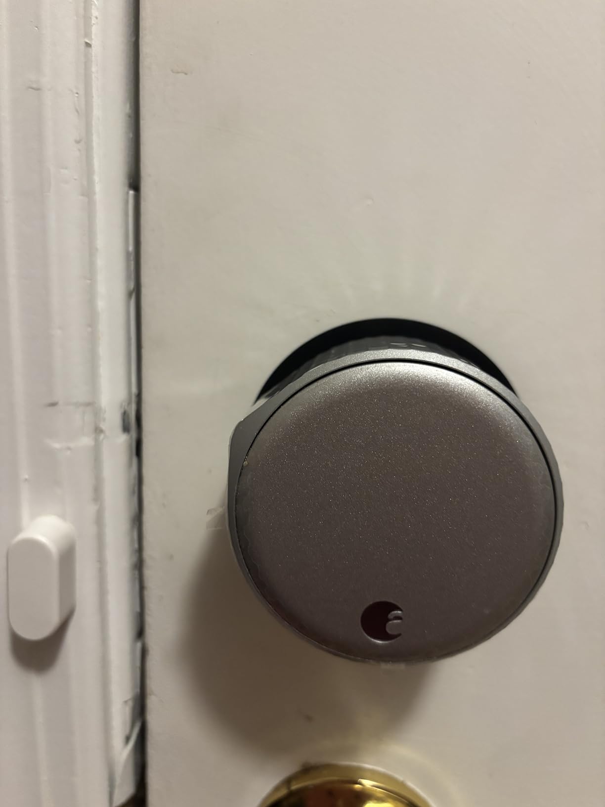 August Wi-Fi Connected Smart Lock, Silver, Keyless Entry Door Lock, Electronic Door Lock Fits Your Existing Deadbolt in Minutes, AUG-SL05-M01-S01 customer photo 1