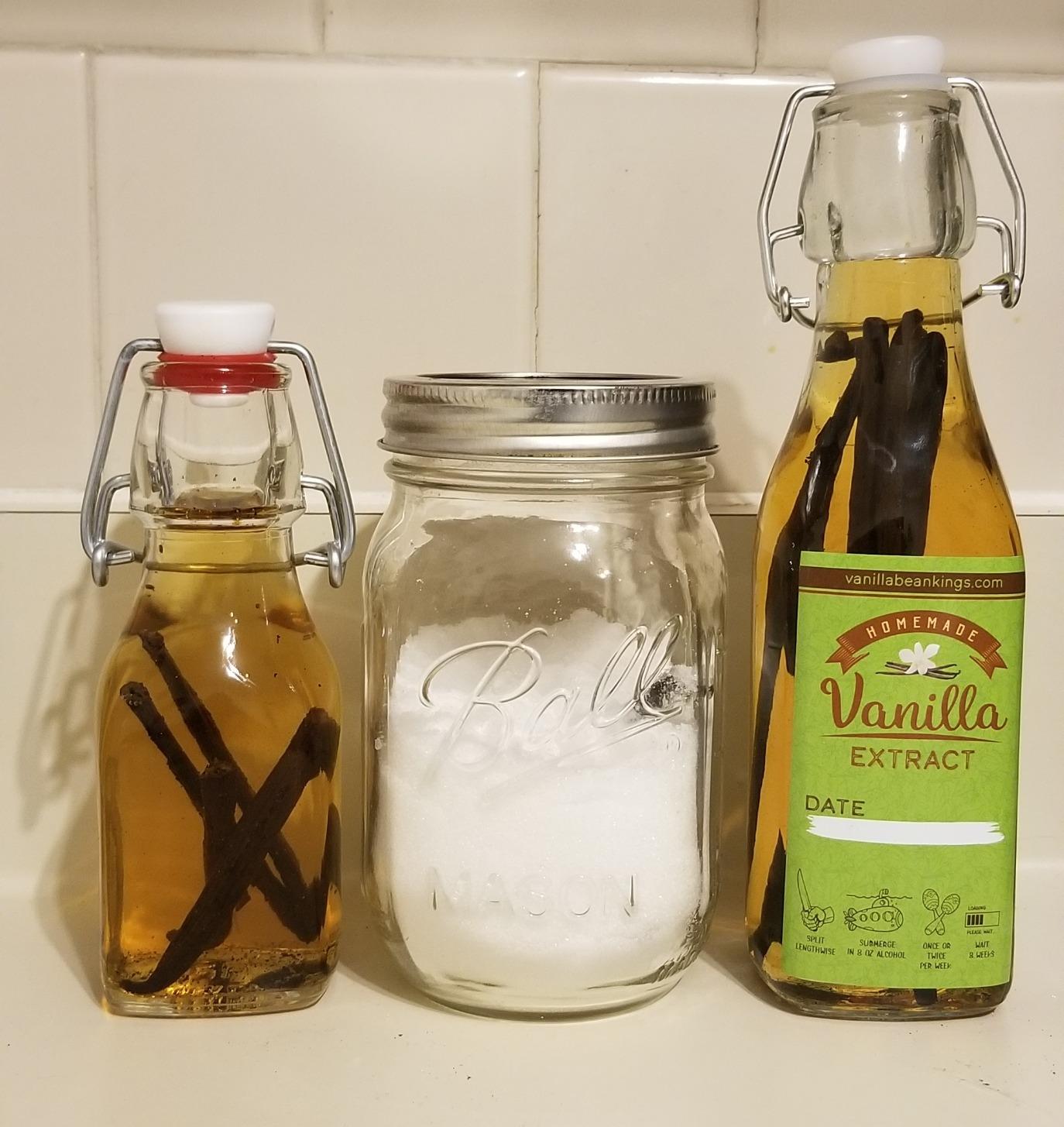 Homemade Vanilla Extract Kit | DIY | 1 Ounce of Premium Organic Madagascar Grade A Vanilla Beans 6-7 inches (Appoximately 8-10 Beans) with 8.5 oz Swing Top Glass Bottle | For Cooking and Baking customer photo 1