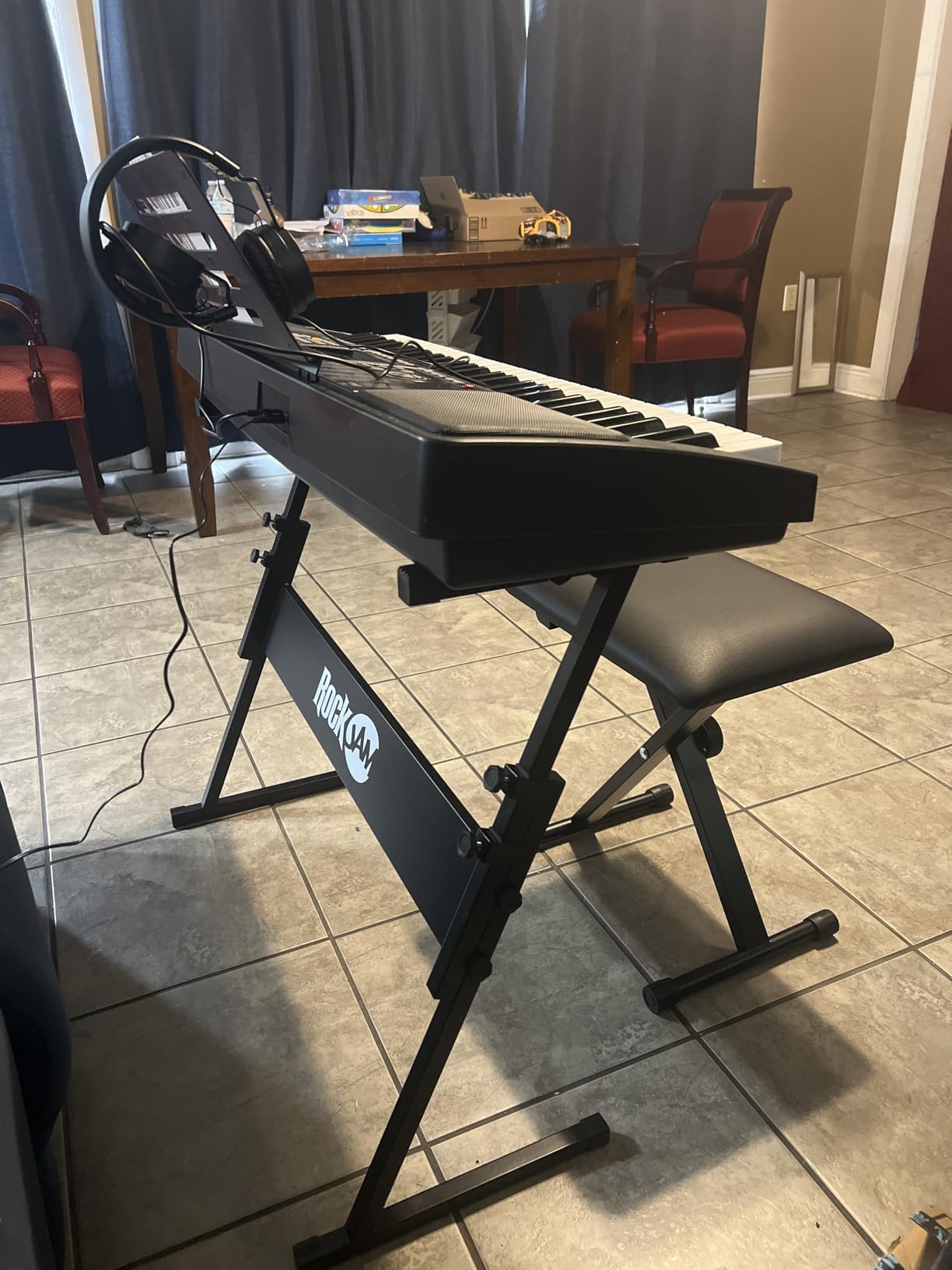 RockJam RJ5061 61 Key Keyboard Piano Kit with Stand, Bench & Headphones customer photo 1