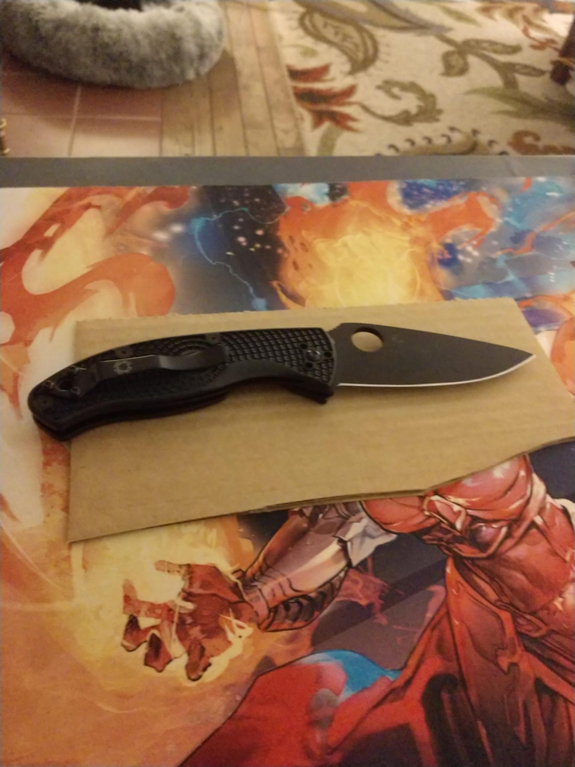 Spyderco Tenacious Lightweight Folding Pocket Knife with 3.3