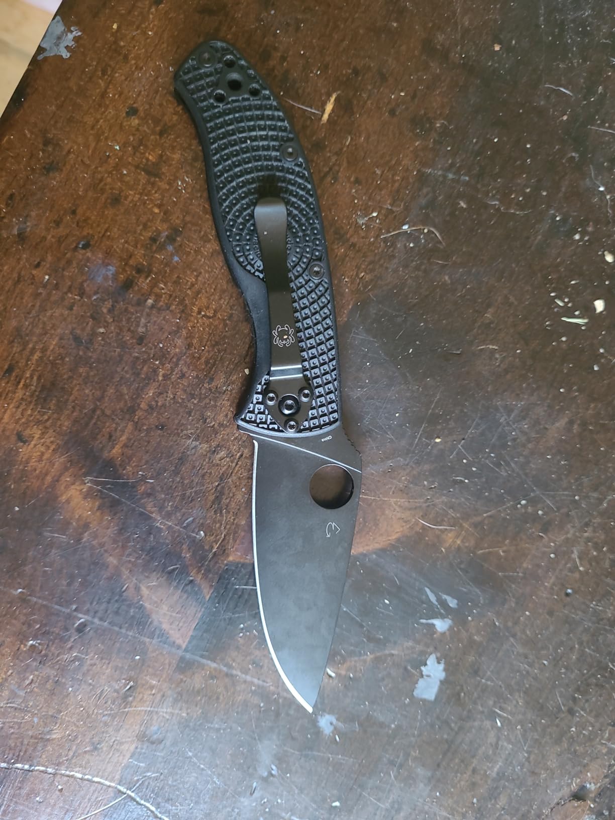 Spyderco Tenacious Lightweight Folding Pocket Knife with 3.3