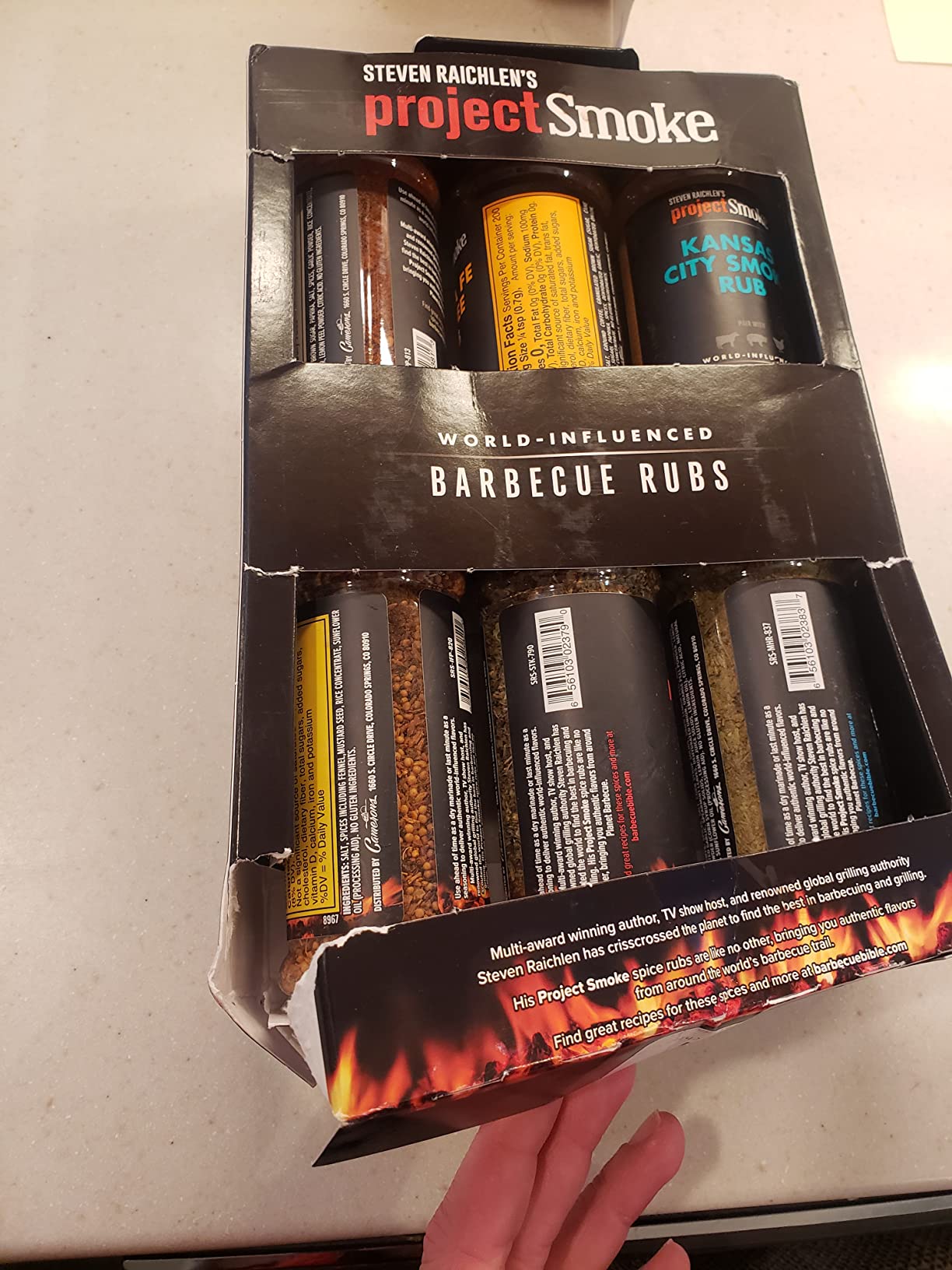 Steven Raichlen's Planet Barbecue Gourmet BBQ Rubs & Spices Gift Box 6 Pack- Grill Seasonings Set with Worldwide Flavors- Great Grilling Gift for Men customer photo 2