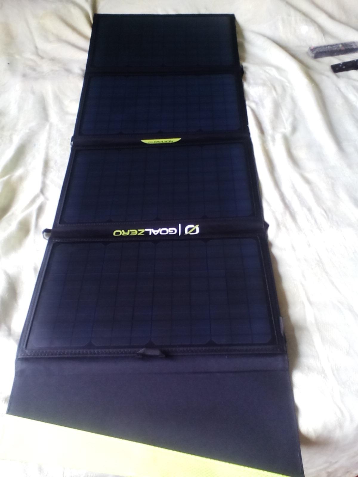 Goal Zero Nomad 50, Foldable Monocrystalline 50 Watt Solar Panel with 8mm + USB Port, Portable Solar Panel Charger customer photo 2