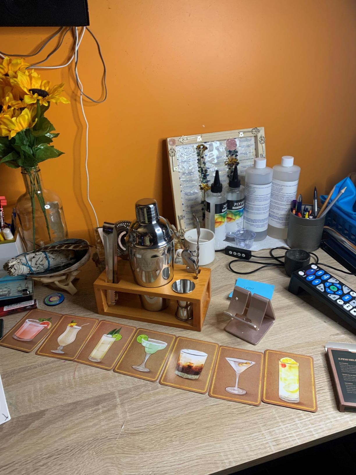 Great Housewarming Gift Home Bar Set with 25 Cocktail Recipes for Drink Mixing - Premium Bartender Accessories customer photo 2