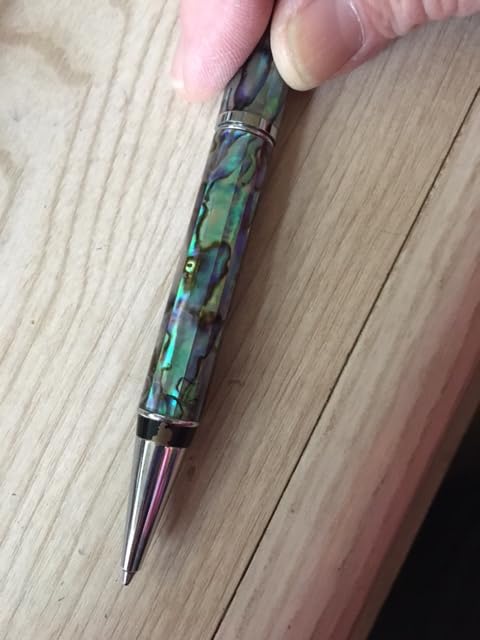 LACHIEVA LUX Abalone Shell Ballpoint Pen, Luxury Executive Gift Set, Fancy Pen for Men & Women, German P900M Refill, Ocean Dream Collection customer photo 1