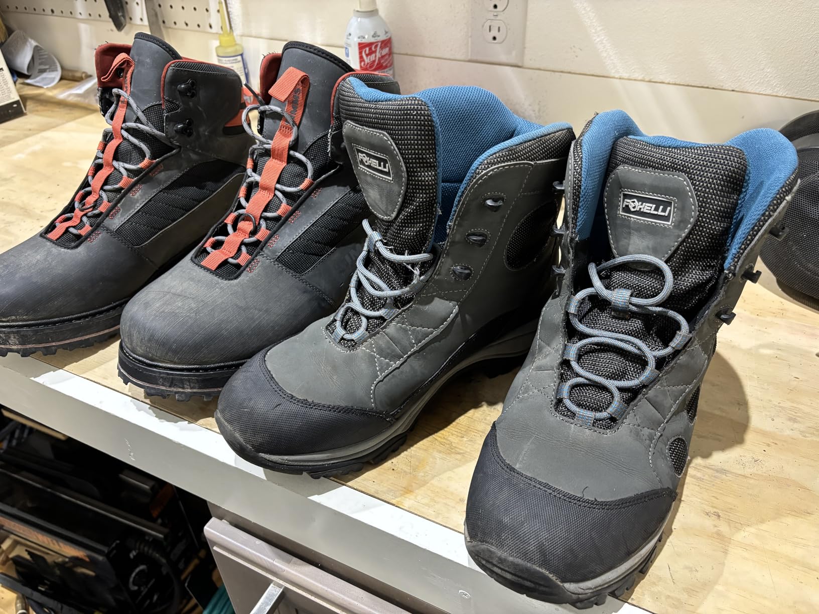 Foxelli Wading Boots - Lightweight Fly Fishing Boots for Men, Rubber Sole Wading Shoes customer photo 2