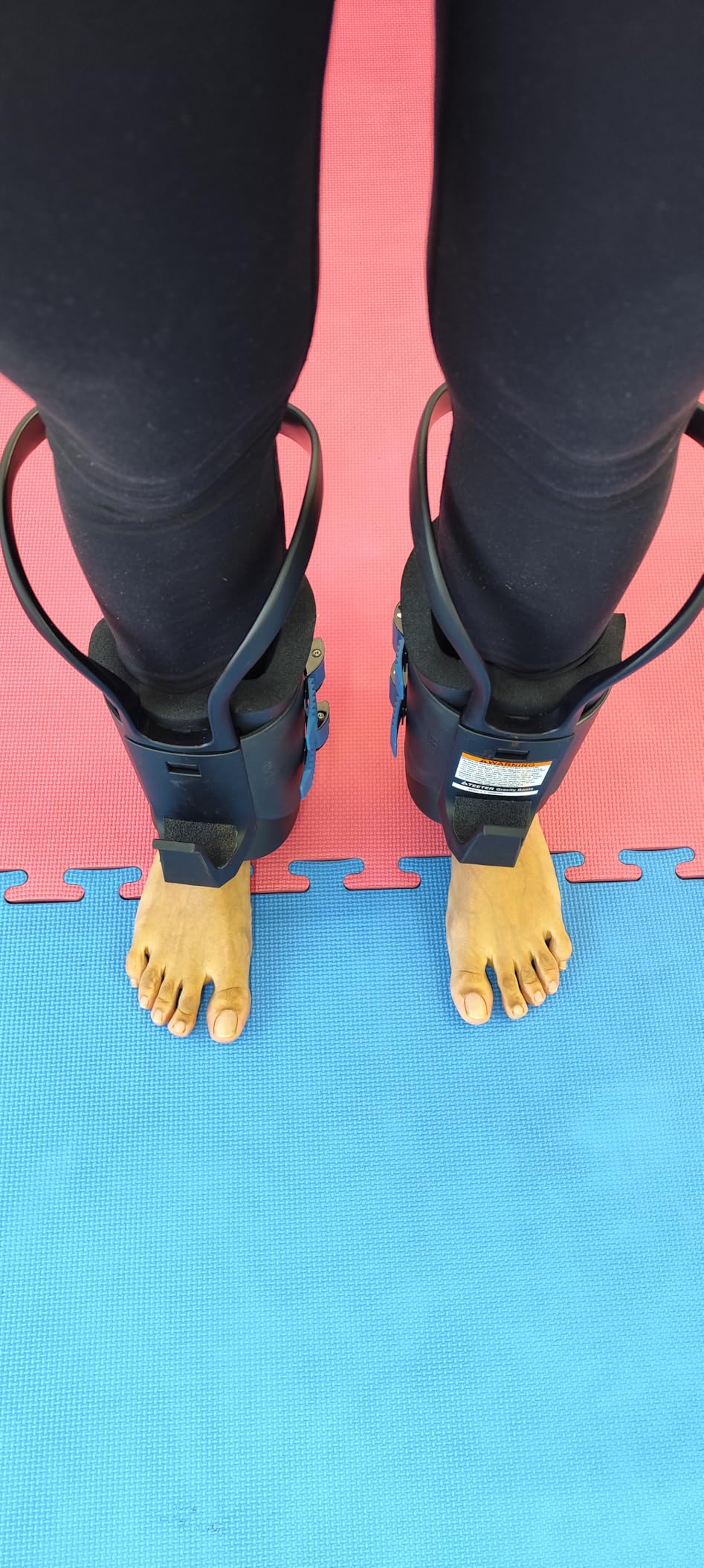 TEETER EZ-Up Gravity Boots for Inversion Decompression Stretching, Back Pain Relief and Abdominal Exercise customer photo 2
