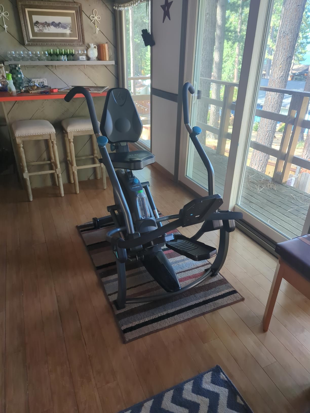 Teeter FreeStep Recumbent Cross Trainer Stepper, Zero-Impact Exercise Bike Alternative w/Patented Physical Therapy Stride, Up to 350lb, Free App w/Trainer Workouts customer photo 1
