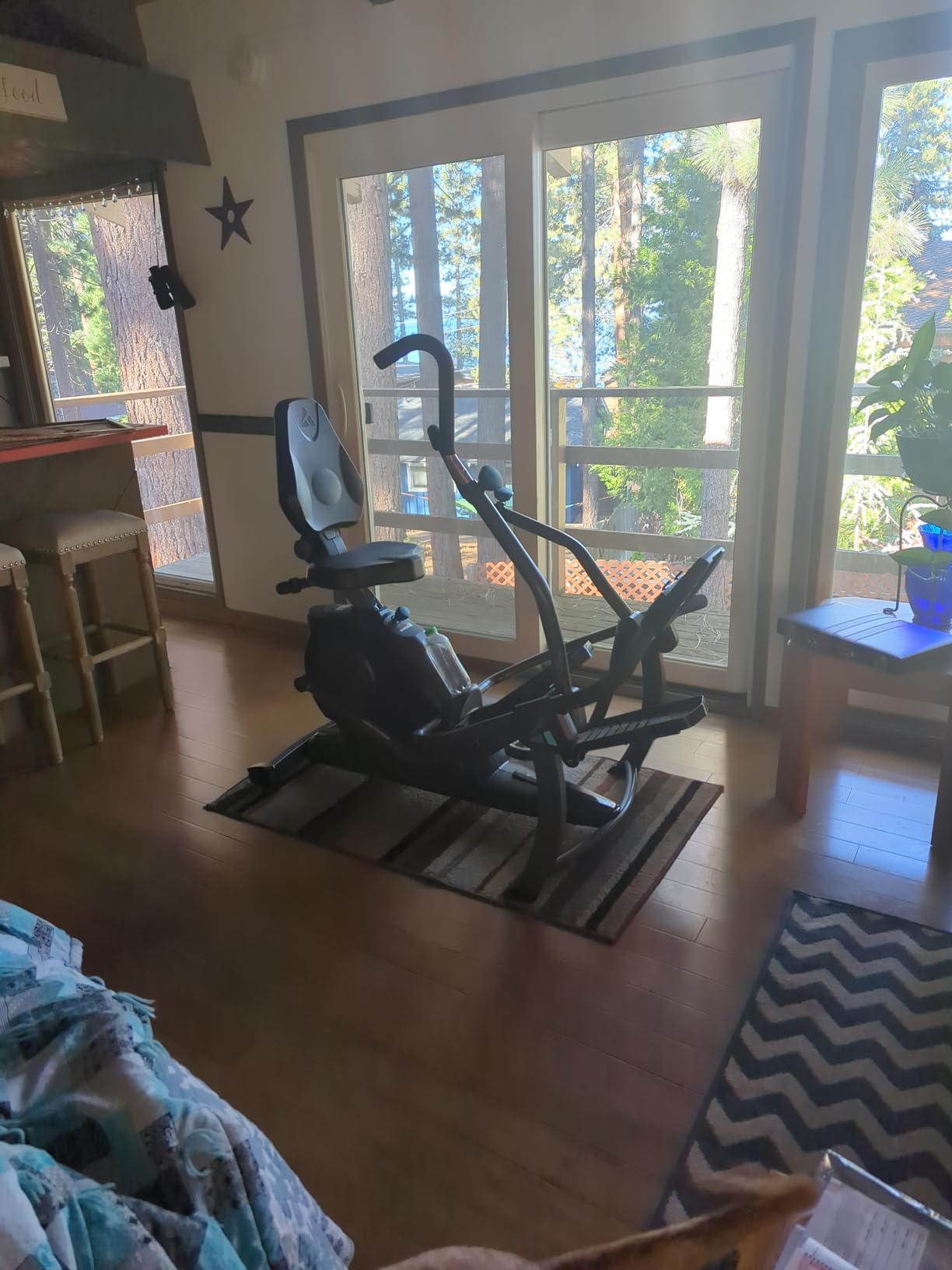 Teeter FreeStep Recumbent Cross Trainer Stepper, Zero-Impact Exercise Bike Alternative w/Patented Physical Therapy Stride, Up to 350lb, Free App w/Trainer Workouts customer photo 2