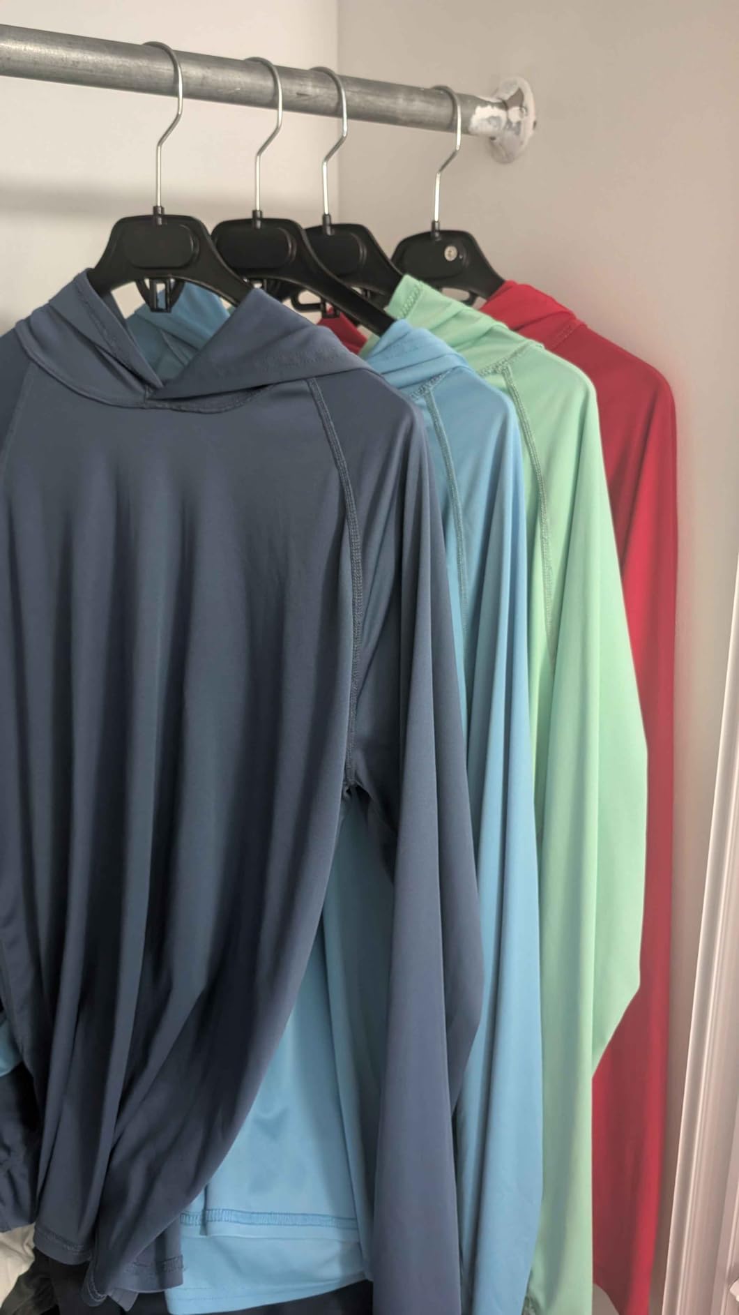 Sun Shirt UPF 50+ Men's Fishing Shirt Long Sleeve UV Protection Hoodie Rash Guard for Swimming Running Hiking Lightweight customer photo 2