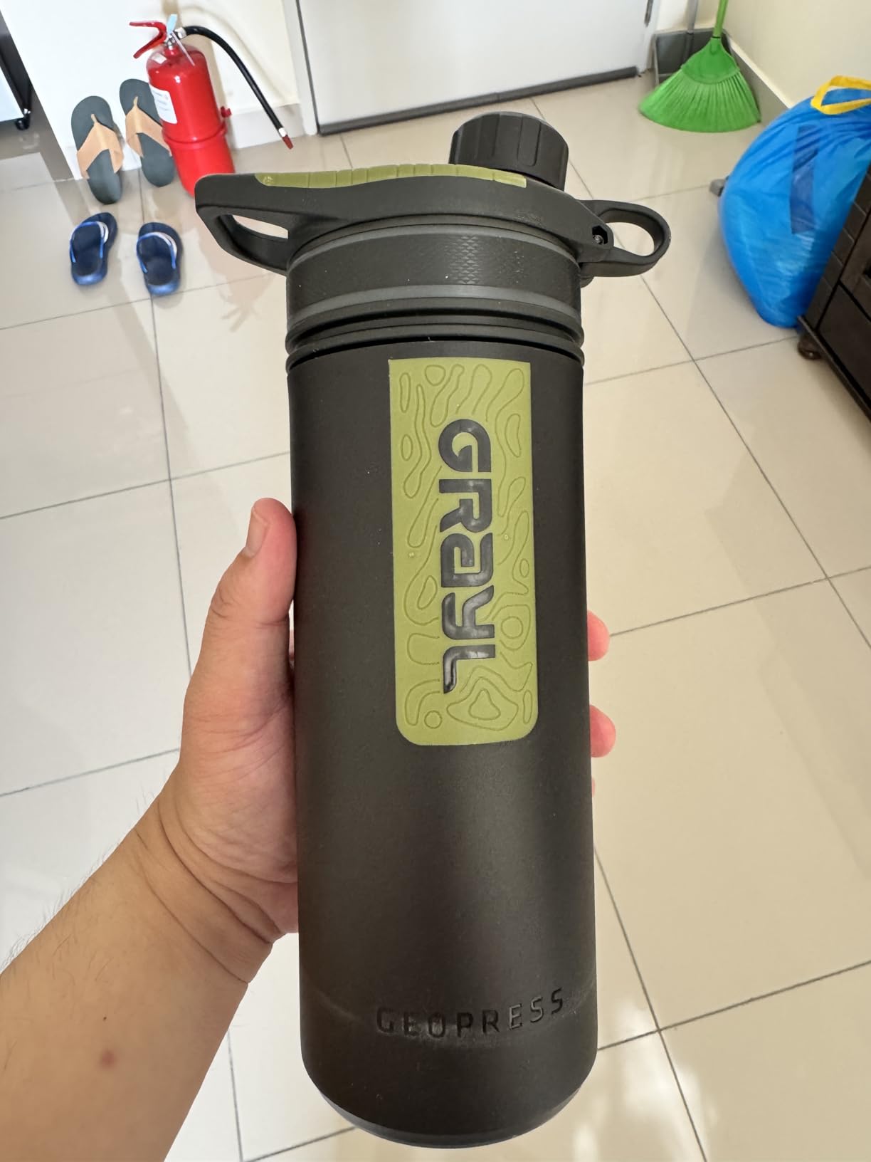 GRAYL GeoPress 24 oz Water Purifier Bottle - Filter for Hiking, Camping, Survival, Travel customer photo 1