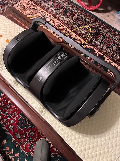 RENPHO 4-in-1 Shiatsu Foot Massager with Heat, Foot and Calf Massager, Father Day Gifts for Husband Men Dad, FSA Eligible Items Only List, Deep Kneading Massage for Plantar Fasciitis Relief, Size 14 customer photo 2