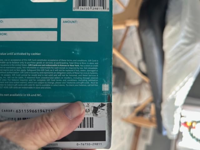 Total Wine & More Physical Gift Card - $50 customer photo 2