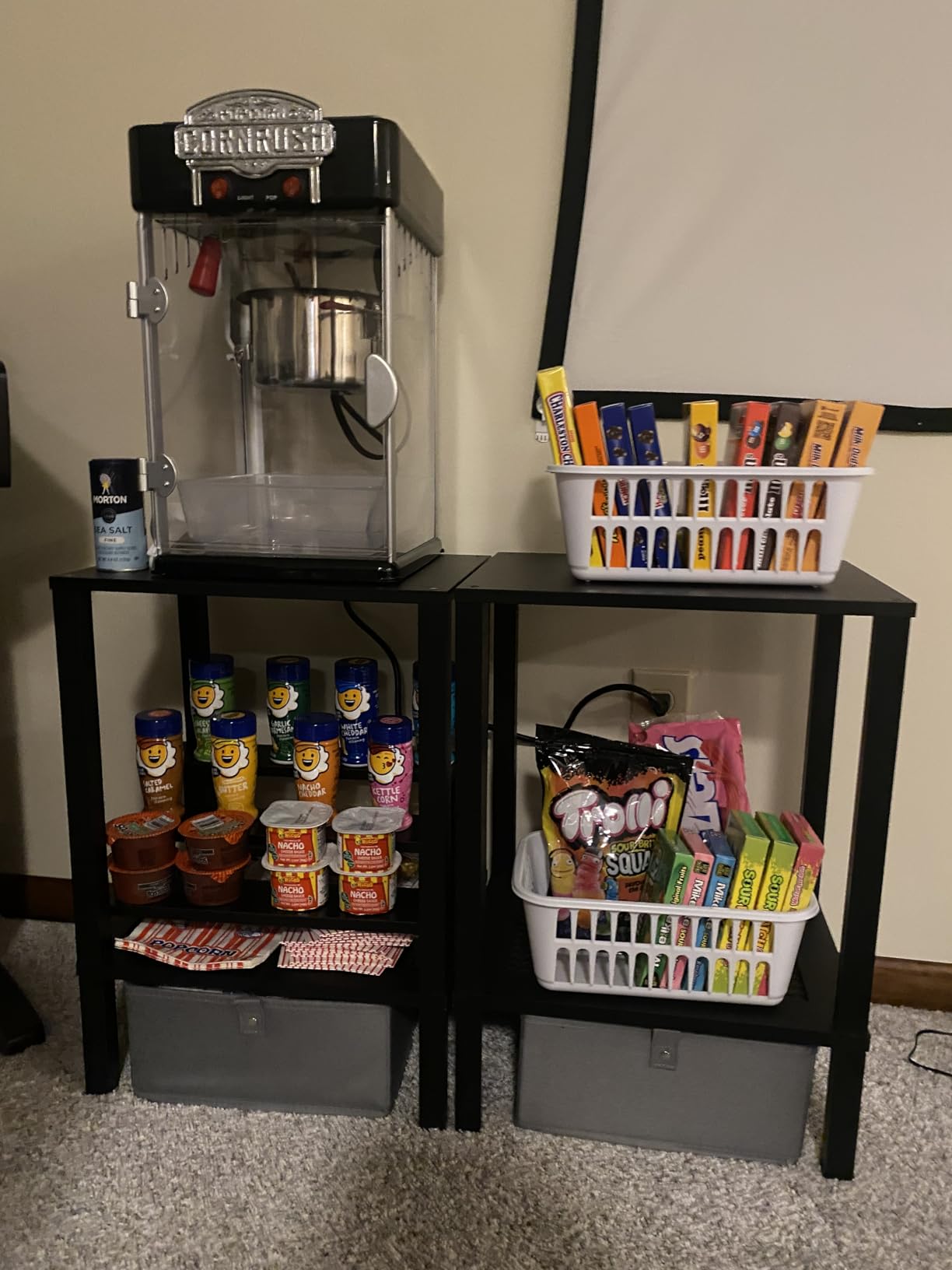 Popcorn Popper Machine-4 OZ Vintage Professional Popcorn Maker Theater Style with Nonstick Kettle Warming Light and Serving Scoop. (Red) customer photo 1