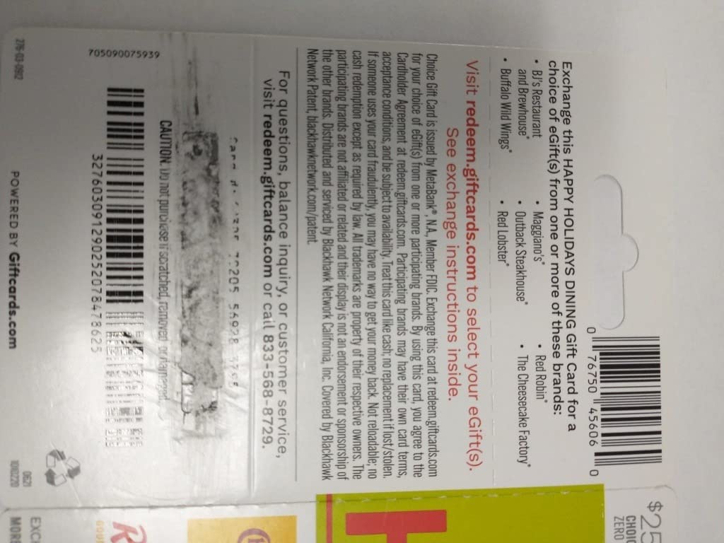 One4all Food & Laughs Physical Gift Card - $25 customer photo 1