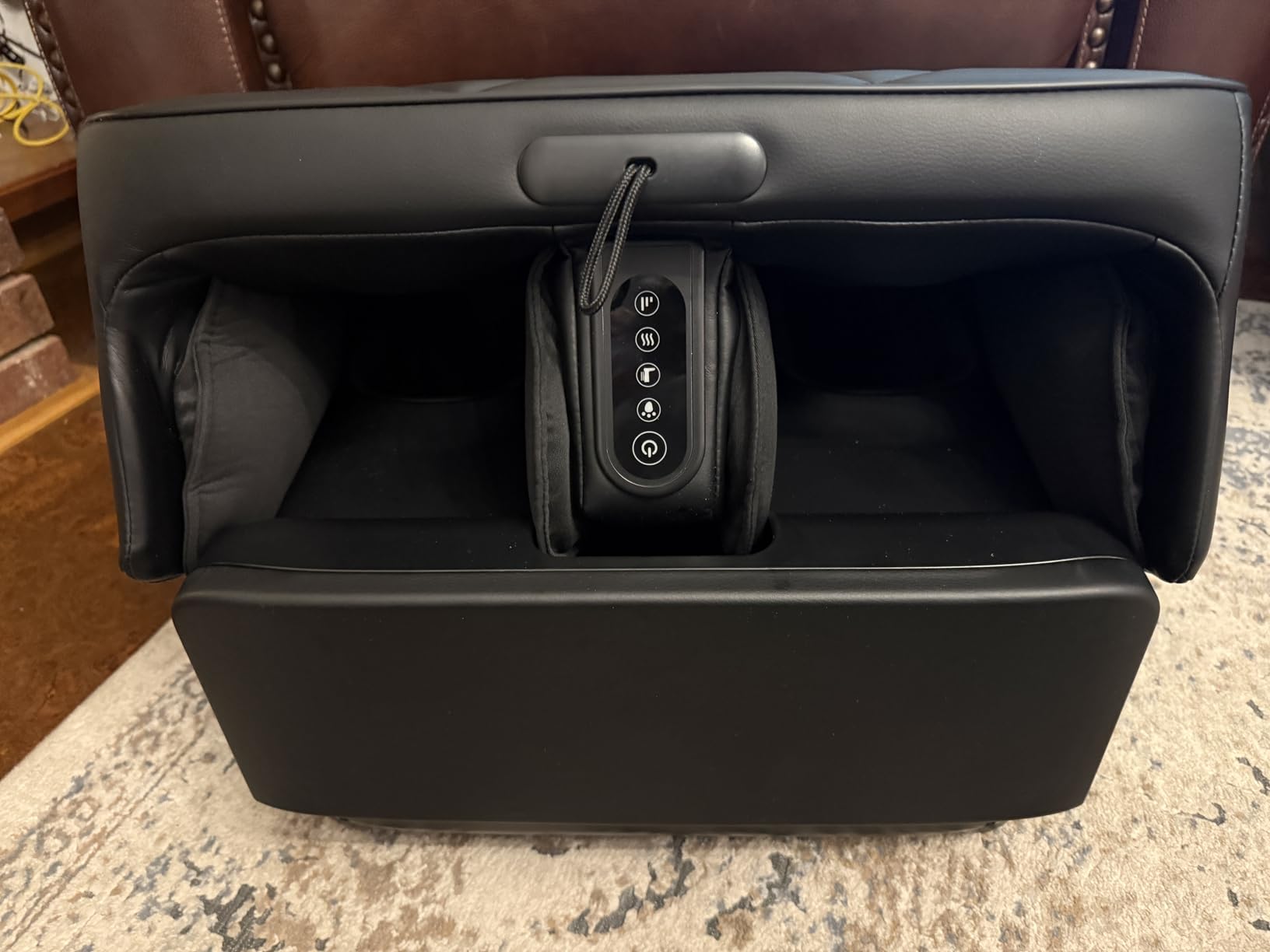 COMFIER 2 in 1 FSA Foot Massager Machine, HSA Shiatsu Foot and Calf Massager with Heat, Kneading, Vibration, Compression Massagers for Feet Health, Plantar Fasclitis, Father's Day Gift for Dad customer photo 2