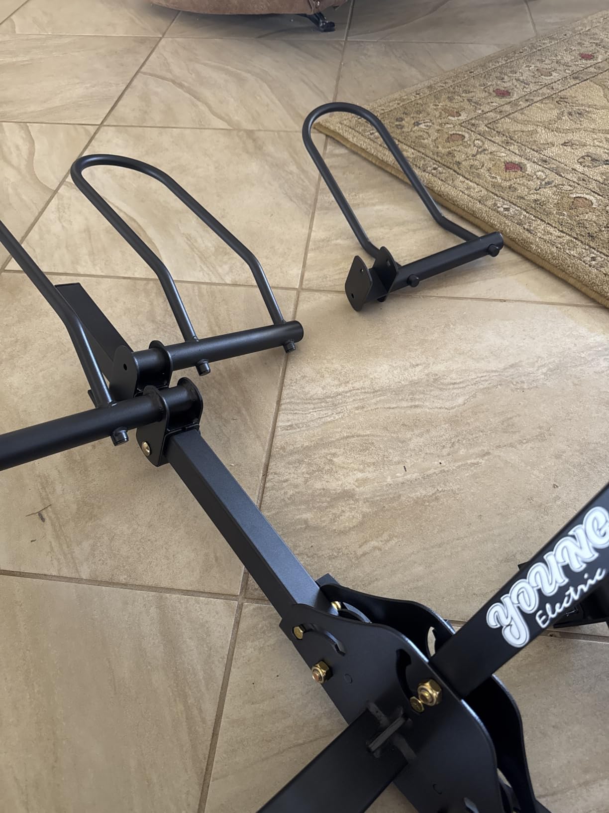 Young Bike Rack Hitch for Car - 200LB 2-Bike Rack Hitch Mount Platform Style Hitch Bike Rack, Smart Tilting & Easy Fold for Car SUV with 2 Inch Receiver, Bike Carrier Fits Up to 5-inch Fat Tire customer photo 1