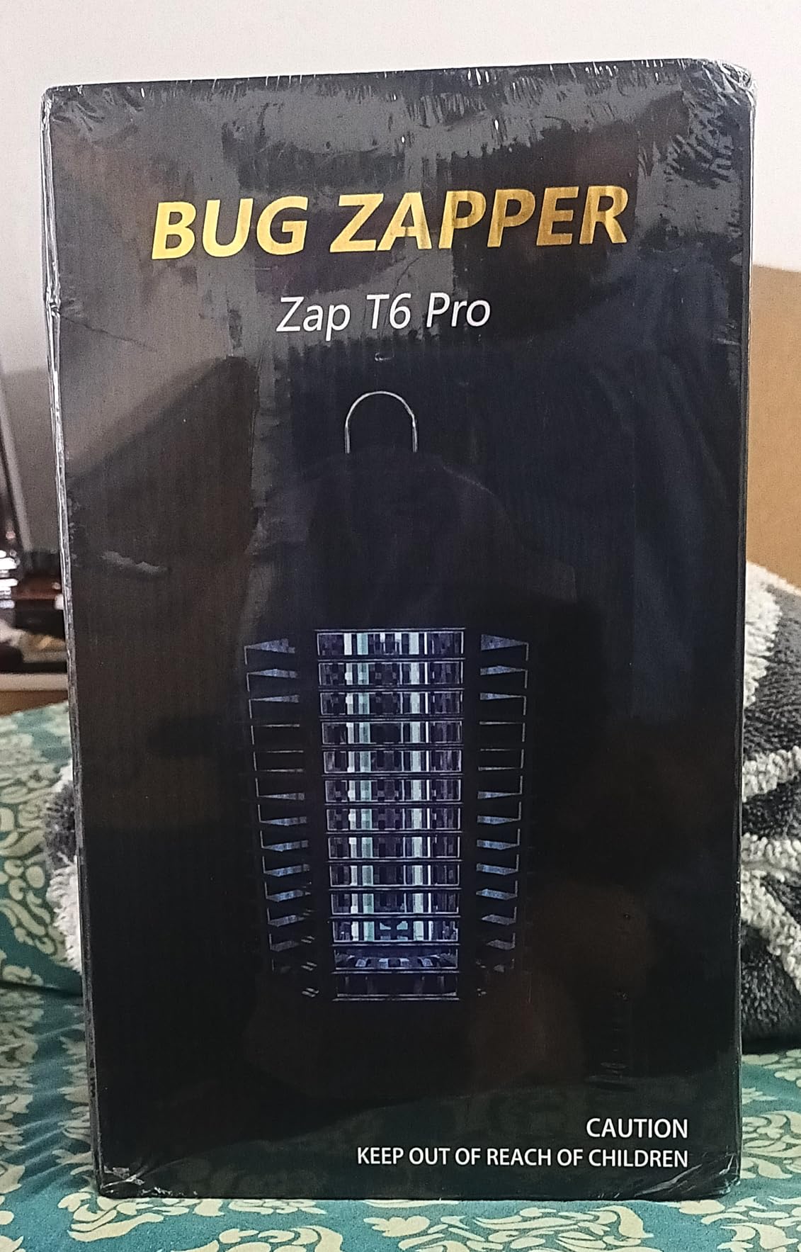 GOOTOP Bug Zapper Outdoor, Mosquito Zapper, 3 Prong Plug in Electric Fly Zapper, Mosquito Killer, Fly Traps, Flying Insects Zapper Indoor Outdoor, 4200V, ABS Plastic Outer (Black) customer photo 2