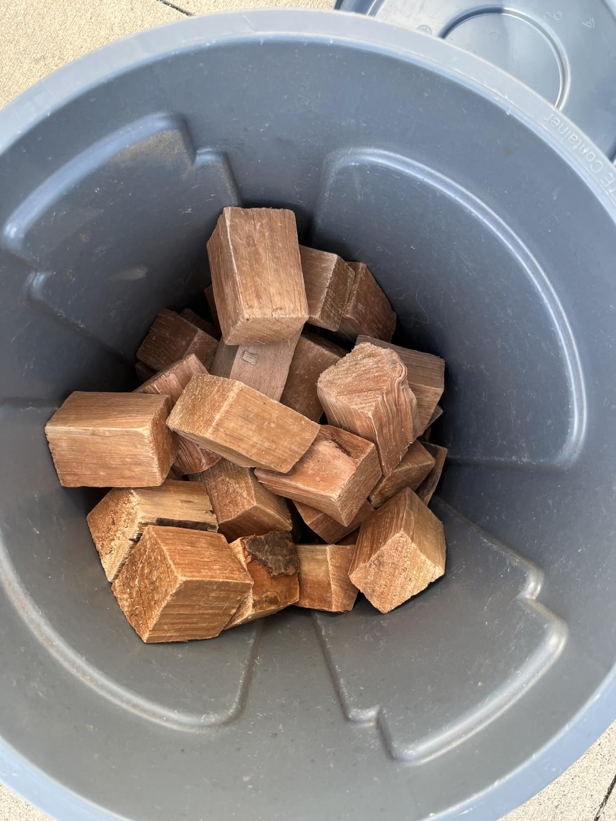 Old Potters Smoker Wood Chunks ~12 lbs for Grilling, Smoking, and Wood Fire Cooking~ 2 x 3 Inches, (Cherry, 790 Cu in.) customer photo 1