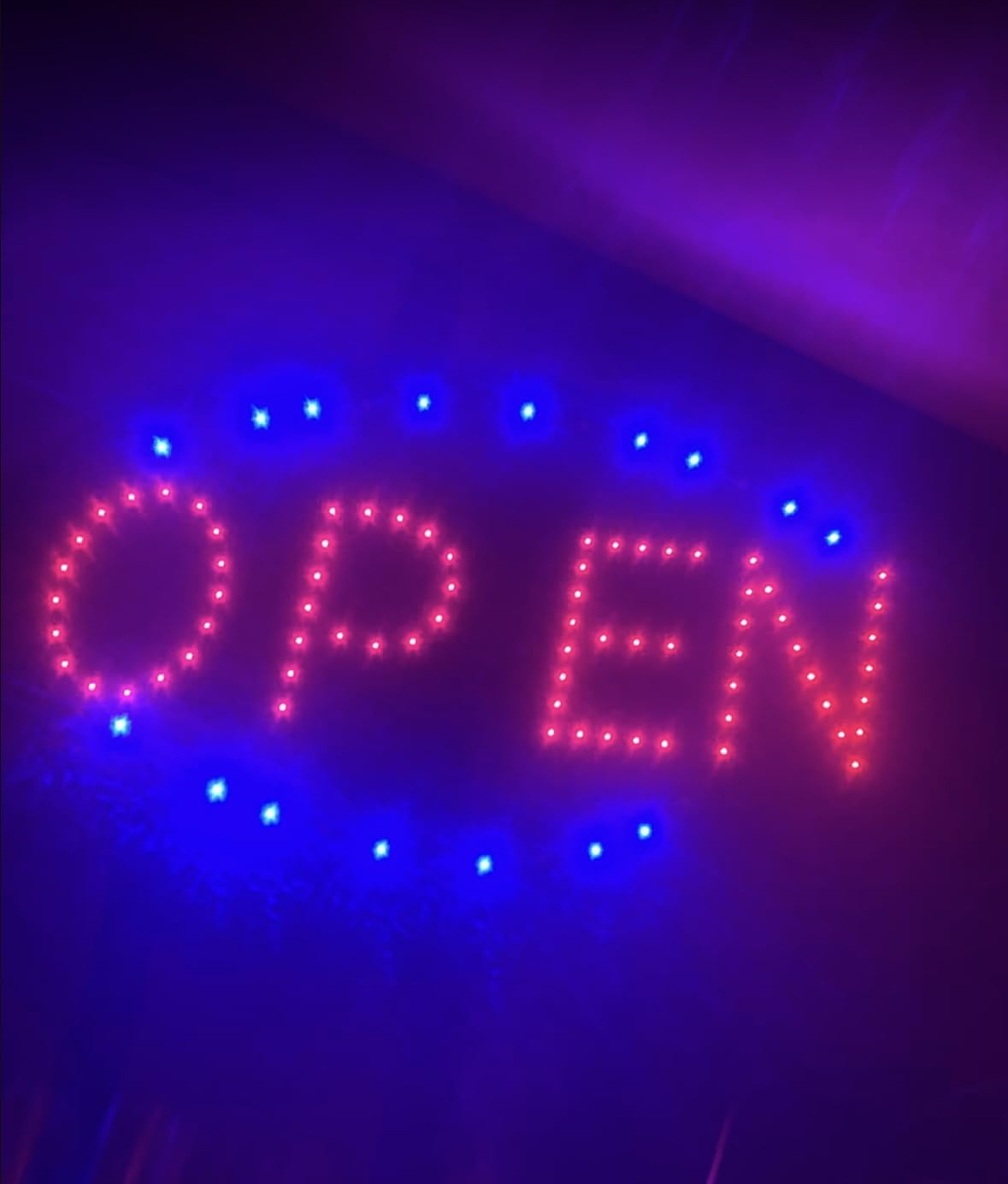 KEBE LED Open Sign, 19