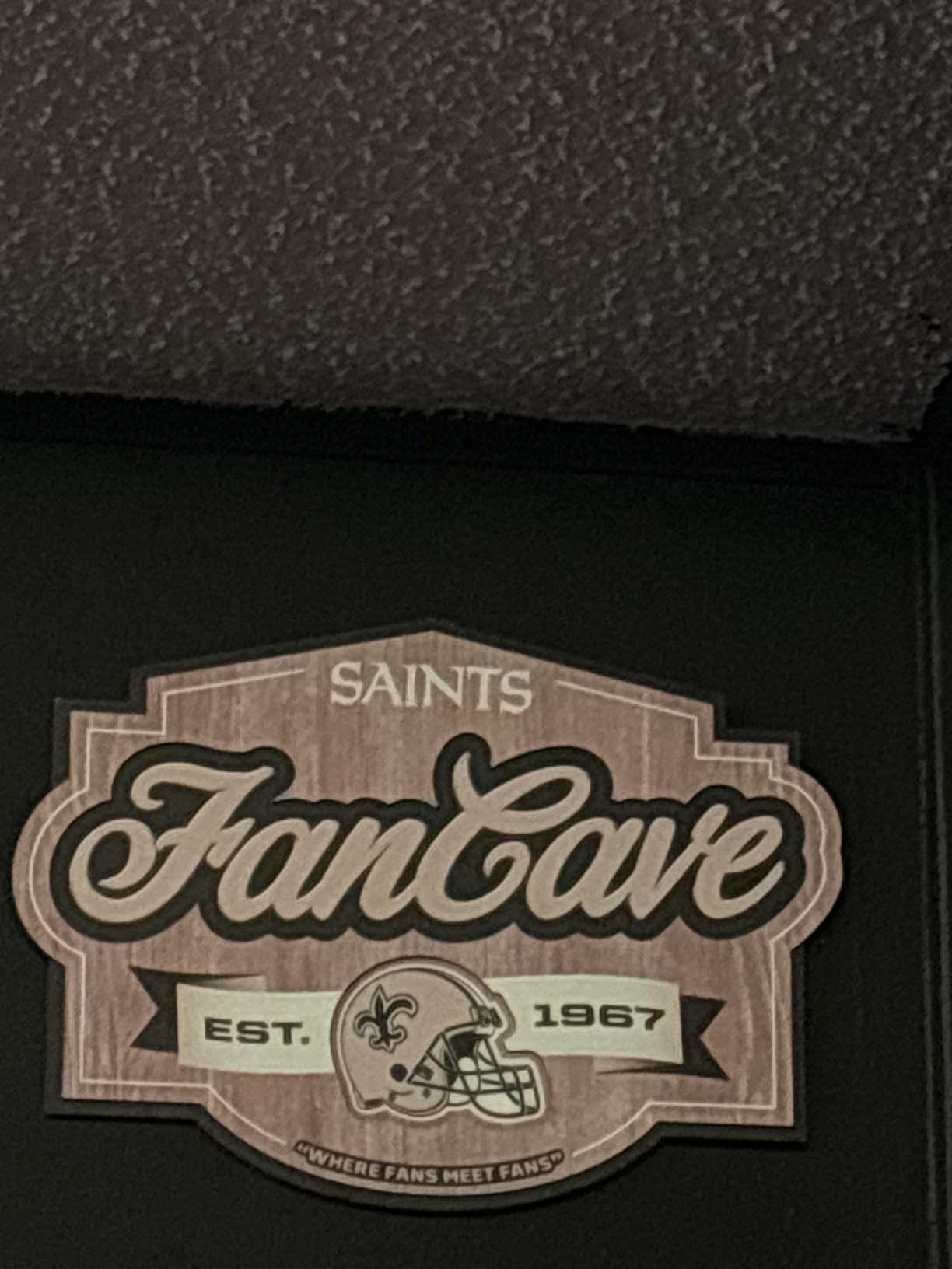 YouTheFan NFL Officially-licensed FanCave 3D wall art - ready-to-hang, 3D multi-layered construction - floating wall mount design - Perfect fan gift customer photo 1