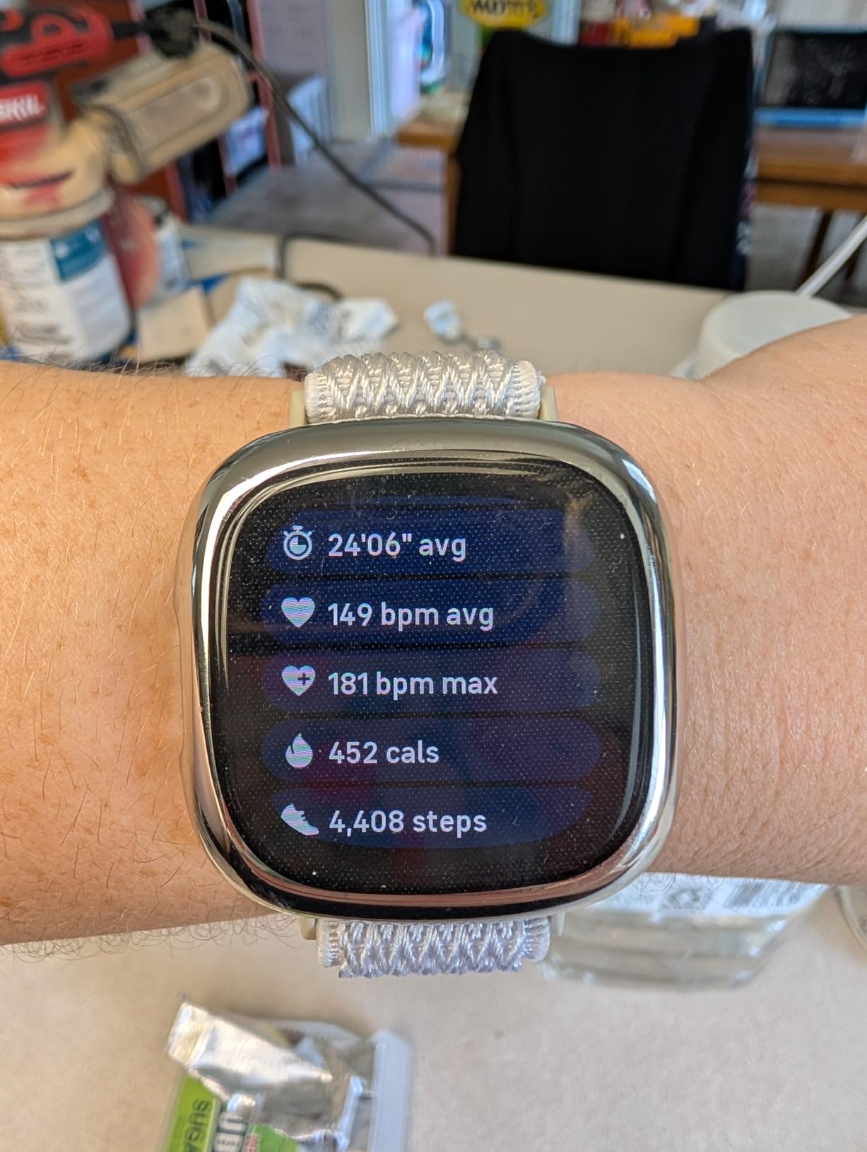 Google Fitbit Versa 4 Fitness Smartwatch, 24/7 Heart Rate - Black/Graphite | Daily Readiness, GPS, 40+ exercise modes, sleep tracking customer photo 2