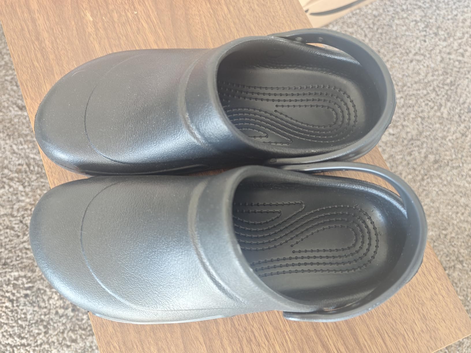 Unisex Non Slip Work Chef Shoes Waterproof Closed Toe Kitchen Clogs Restaurante Food Service Garden Nurse Black customer photo 2