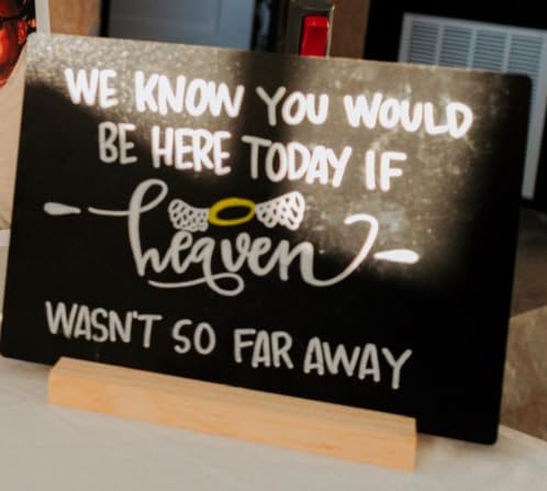 ONUPGO 8 x12 Inch Tabletop Chalkboard Sign with Base Stand, Menu Chalk Board Sign Store Food Signs, Message Boards for Party, Wedding, Tables Decoration, Bar and Restaurant customer photo 2