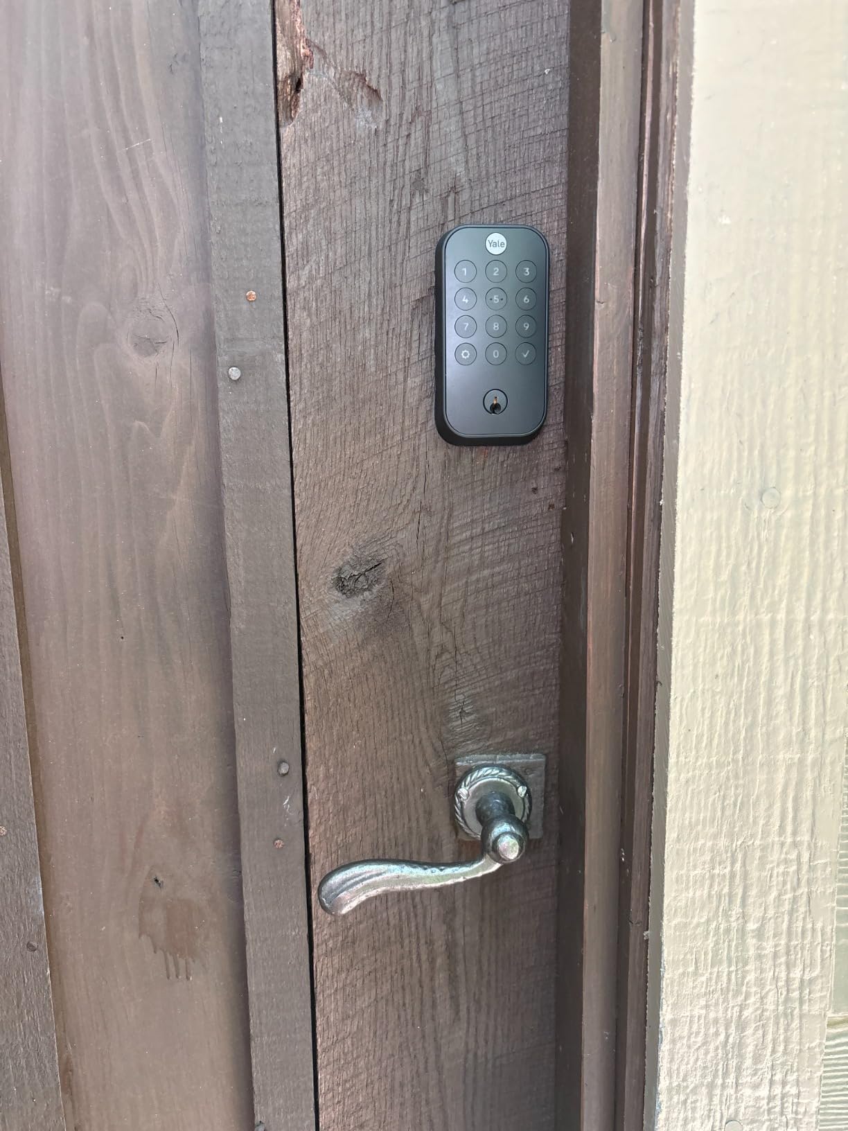 Yale Assure Lock 2 Keyless Entry Smart Deadbolt with Wi-Fi - Black Suede Electronic Door Lock with Keypad, Code Entry, Remote Access & Backup Key - Secure Smart Home Door Lock, YRD410-WF1-BSP customer photo 1