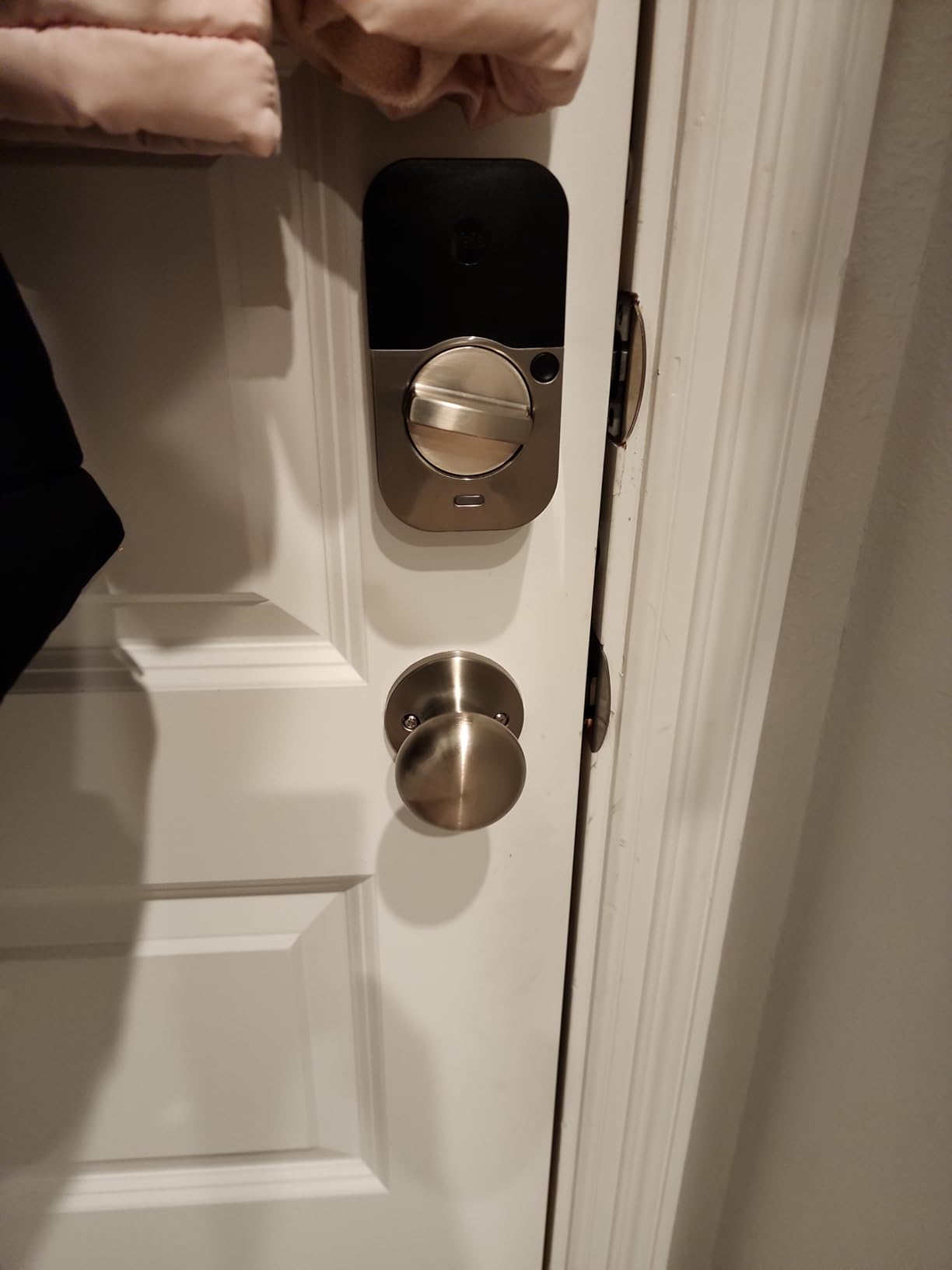Yale Assure Lock 2 Keyless Entry Smart Deadbolt with Wi-Fi - Black Suede Electronic Door Lock with Keypad, Code Entry, Remote Access & Backup Key - Secure Smart Home Door Lock, YRD410-WF1-BSP customer photo 2
