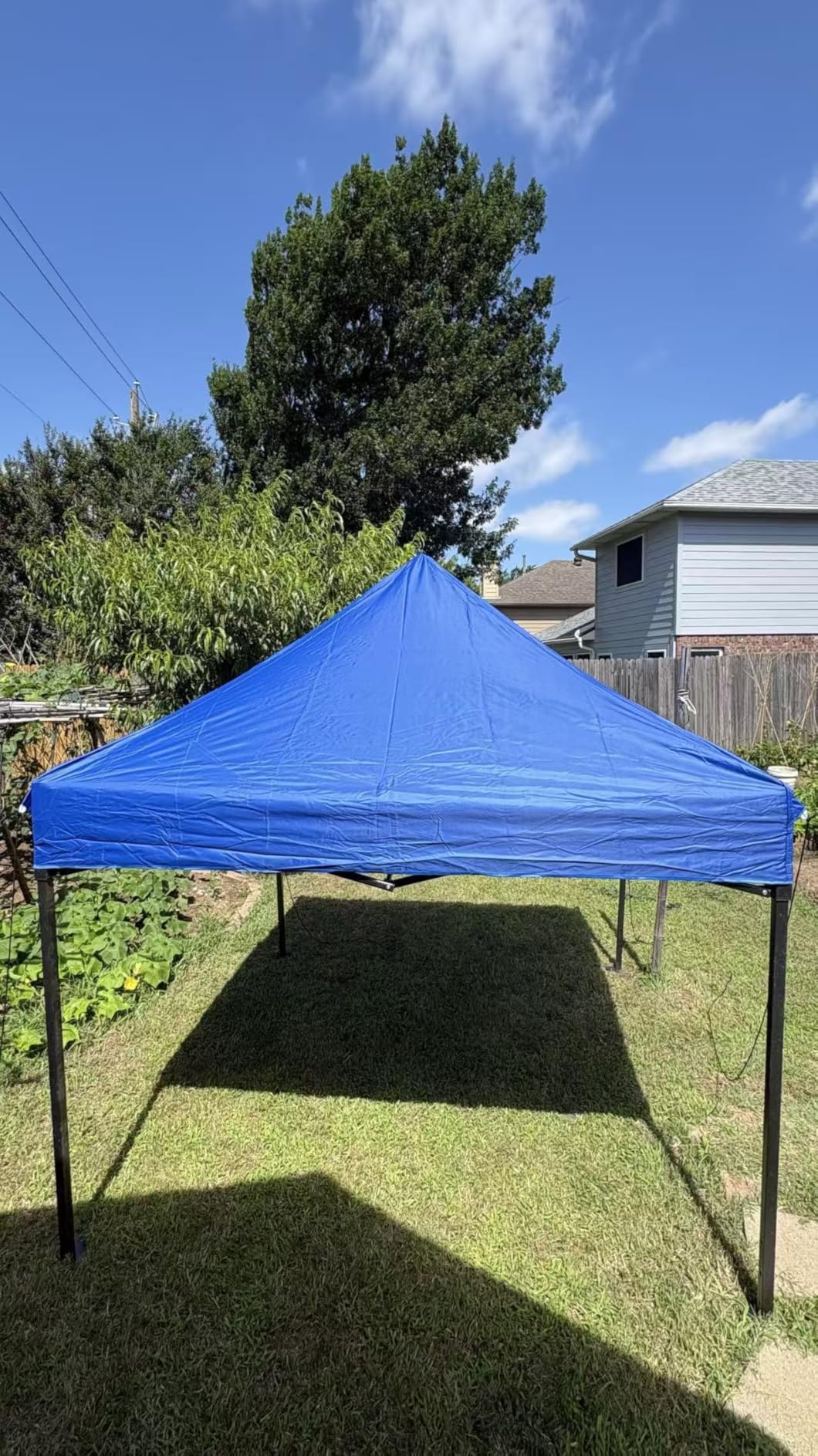 COBIZI 10x20 Heavy Duty Pop Up Canopy Tent with 6 Sidewalls Thicken Frame, Commercial Easy Up Outdoor Wedding Party Tents, All Season Waterproof Windproof with Stakes Sandbags Ropes Roller Bag, White customer photo 2