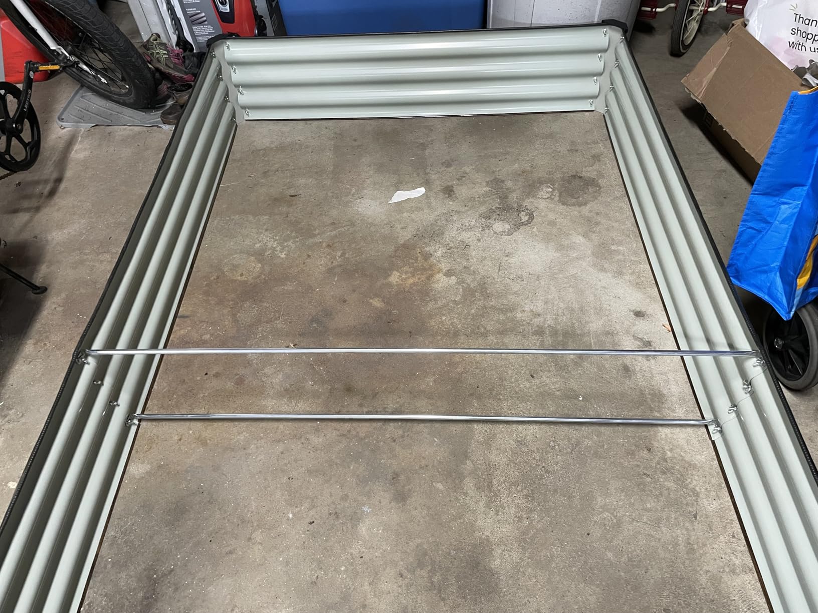 SnugNiture Galvanized Raised Garden Bed 8x4x2FT Outdoor Large Metal Planter Box Steel Kit for Planting Vegetables, Flowers customer photo 1