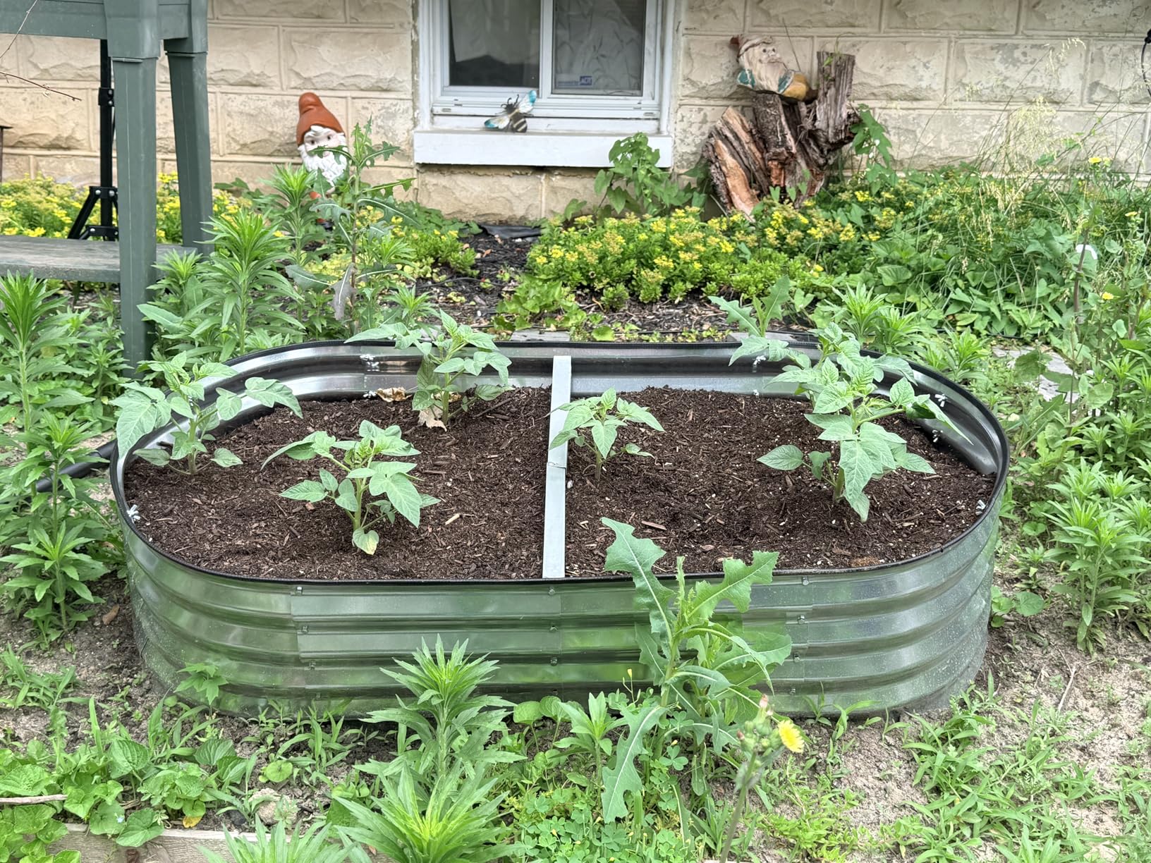 Utopia Home Galvanized Raised Garden Bed Kit 4x2x1ft, Planter Box Raised Garden Beds Outdoor, Easy Assembly Metal Raised Bed for Gardening Vegetables, Fruits, Flowers - Silver customer photo 1