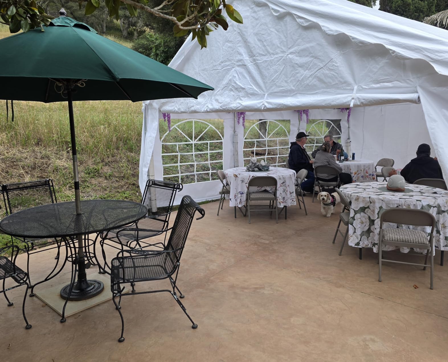 Sophia & William Party Tent 16x32 ft, Outdoor Canopy Carpas para Fiestas Heavy Duty, Large Waterproof Patio Event Wedding Tent White with Sidewalls for Backyard customer photo 1