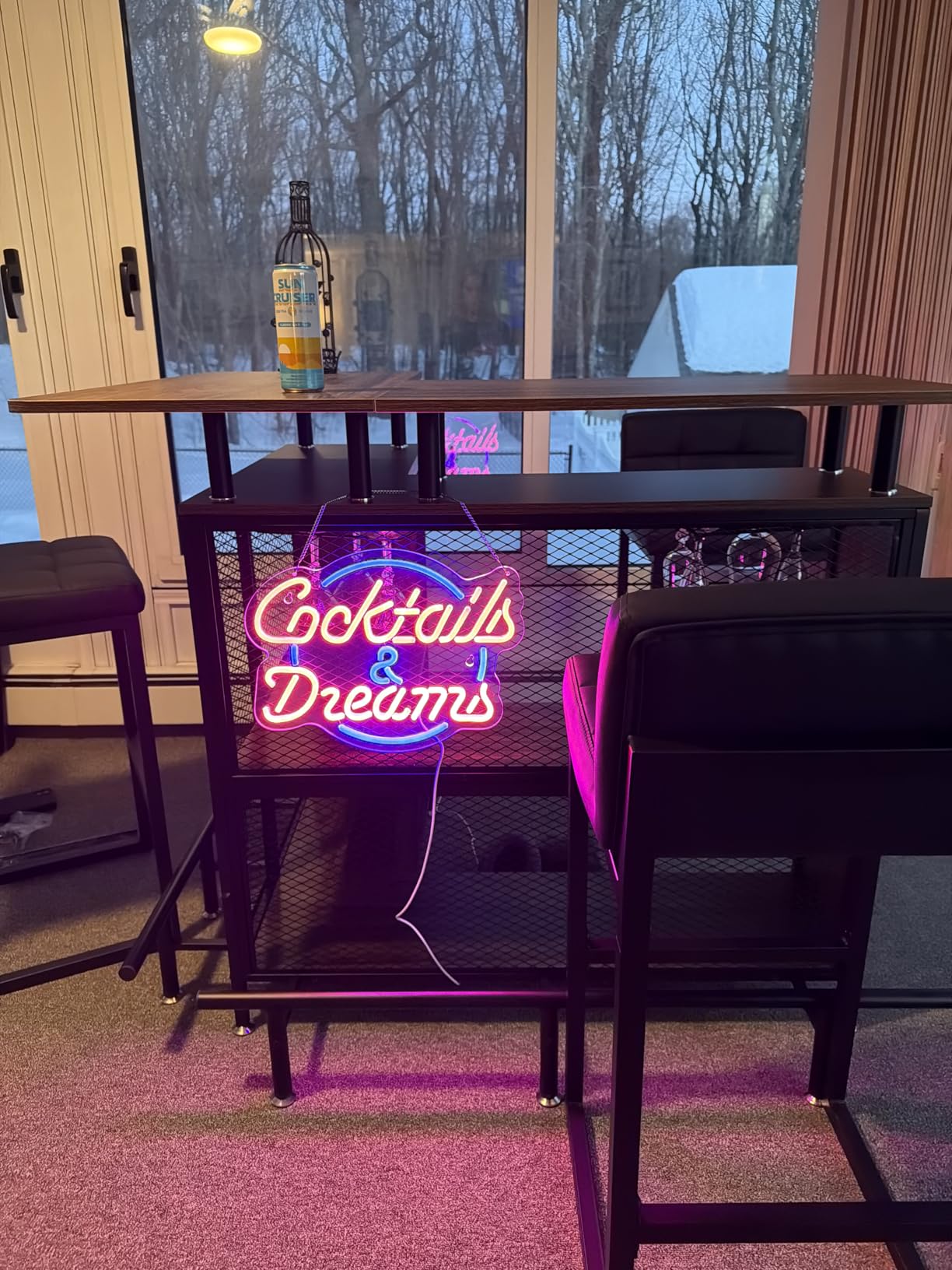 Cocktails and Dreams Neon Sign for Wall Decor Neon Signs with Dimmable Switch LED Neon Signs Bedroom Beer Bar Neon Light Sign Hotel Party Club Office Art Lights customer photo 1