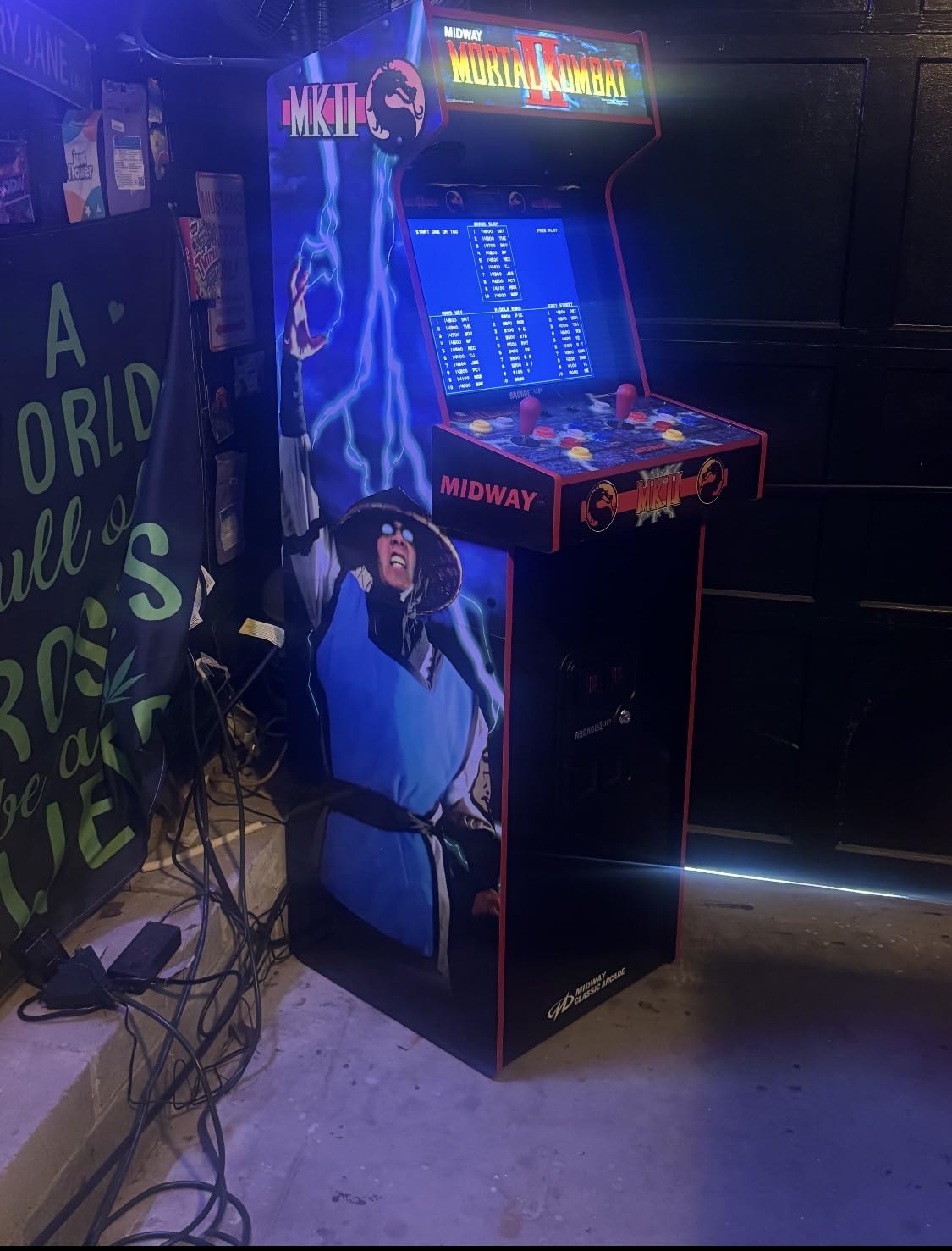 Arcade1Up Mortal Kombat II Deluxe Arcade Machine for Home - 5 Feet Tall - 14 Classic Games customer photo 1