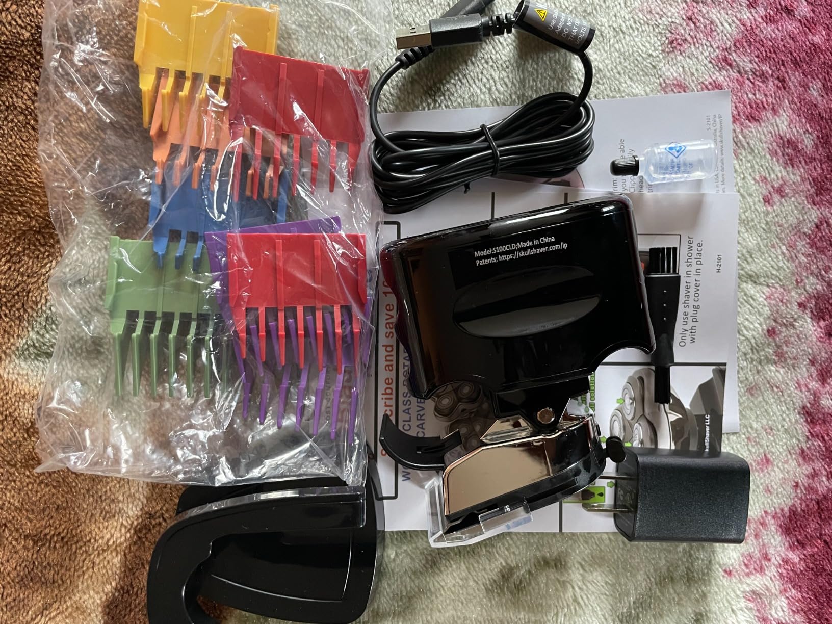 Skull Shaver Beast Clipper Duo - Home Haircut & Grooming Kit - Durable Steel Blades - Cordless Operation - Adjustable Combs - Designed for Men & Women customer photo 2