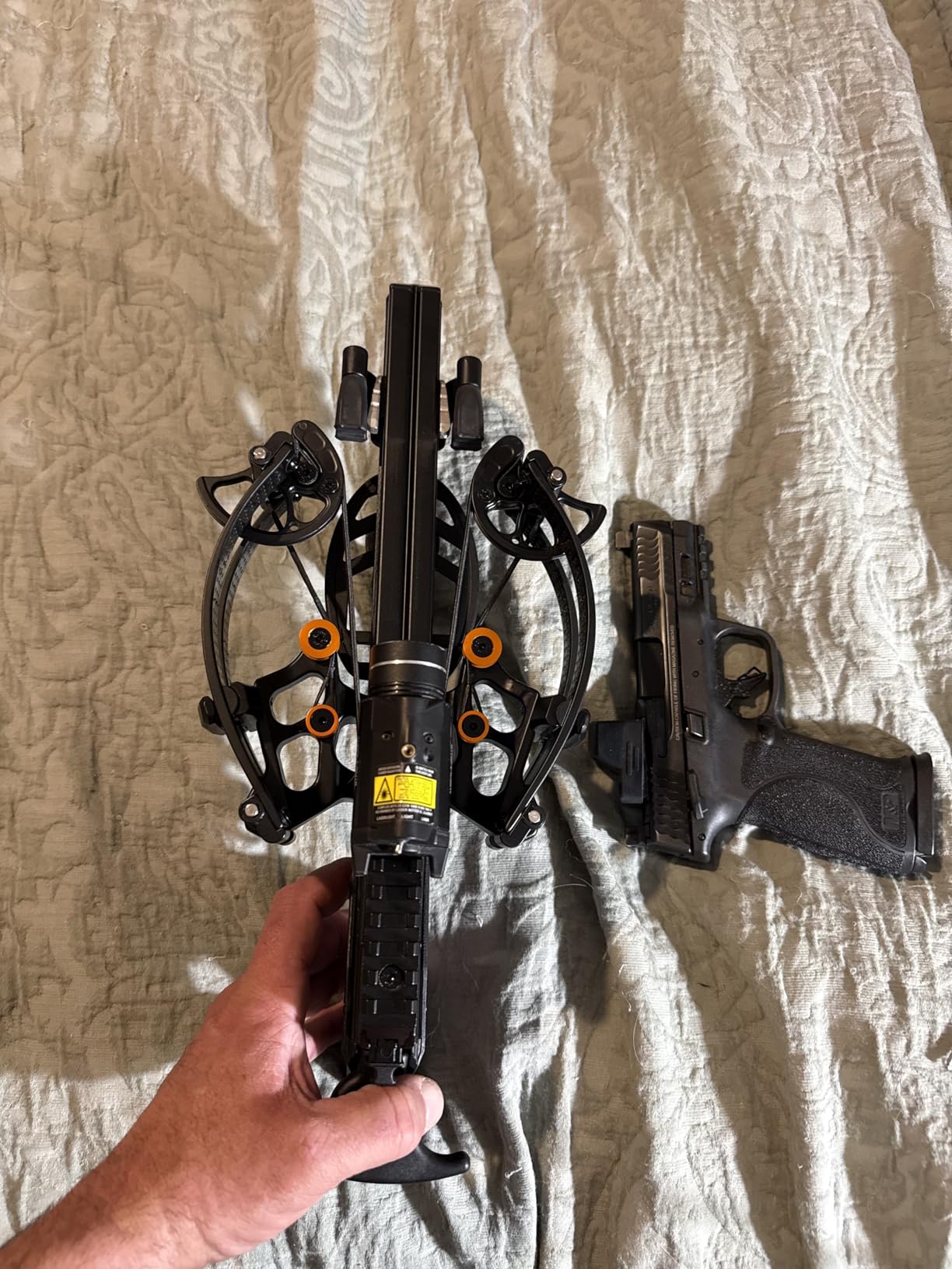 BALLISTA BAT Reverse Draw Compound Mini Crossbow - Crossbow for Hunting, Fishing and Target - Fast 340 fps, Powerful 150lbs, Lightweight 3lbs customer photo 1
