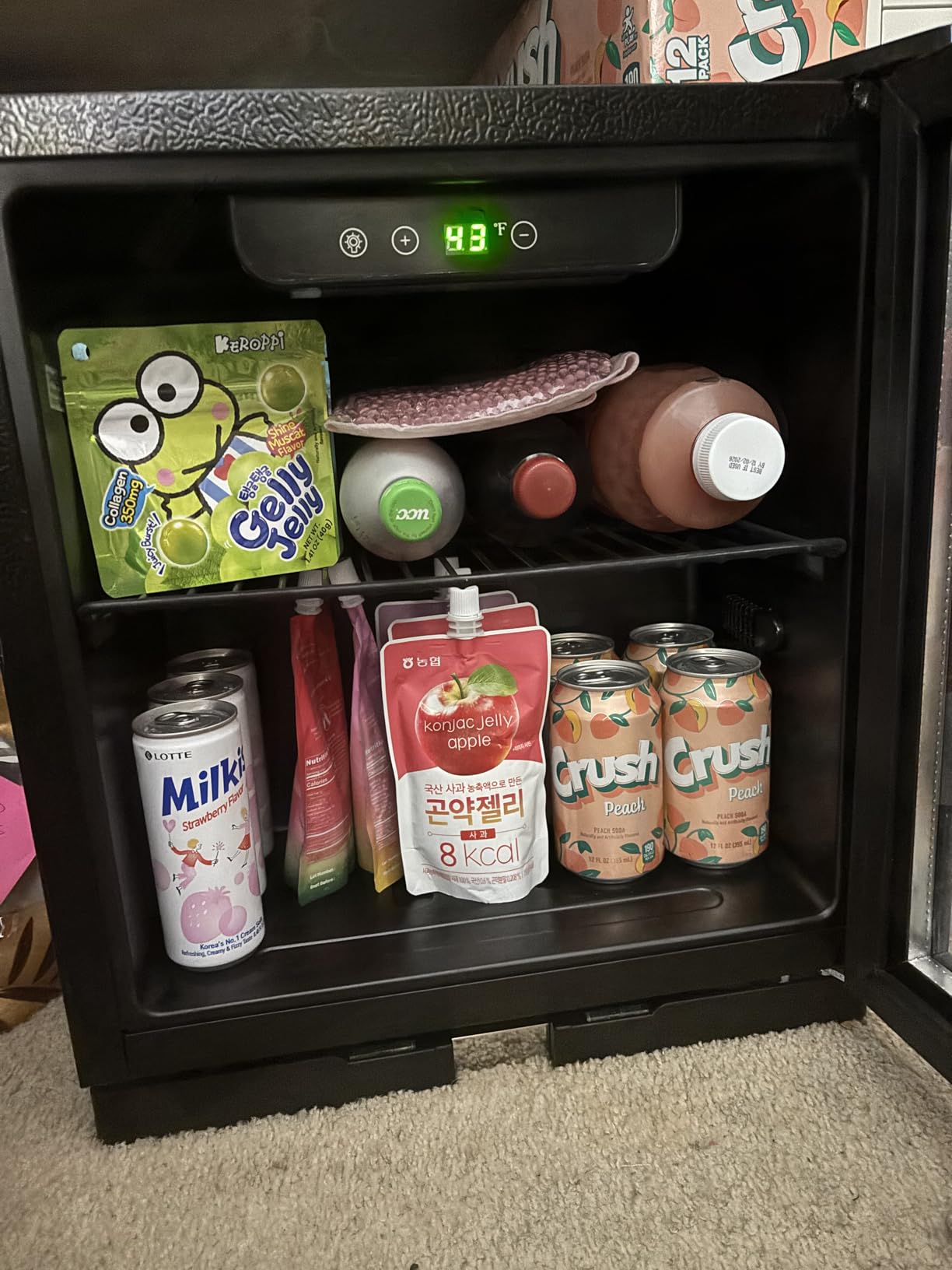 Antarctic Star Beverage Refrigerator Cooler 68 Can, Mini Fridge with Glass Door for Beer Drinks Wine,Freestanding Small Fridge with Electronic Temperature Control for Home and Bar,1.7 cu.ft customer photo 2