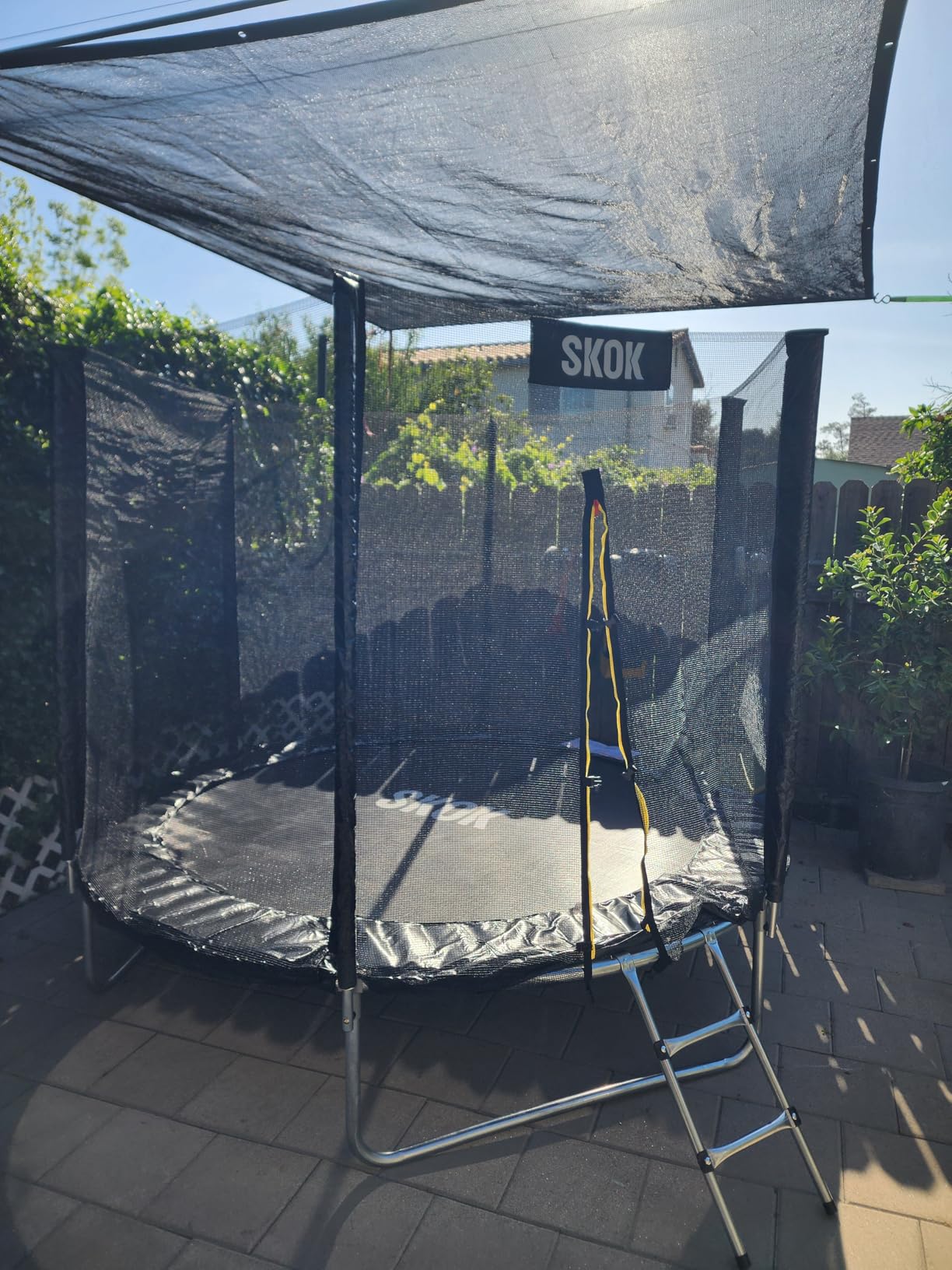 SKOK Trampoline for Kids, 400LBS Outdoor Trampoline with Net - ASTM Approved Trampoline for Children and Adults customer photo 2