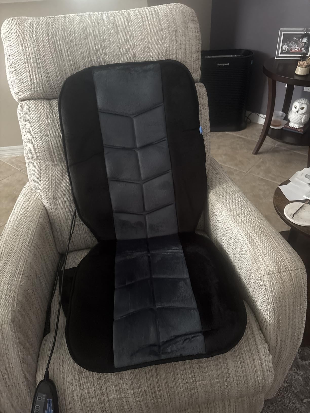 CILI Massage Chair Pad, Back Massager with Heat, Massage Seat Cushion with 10 Vibration Motors, 30-60-90 Minutes Heating Options, Chair Massager for Office Chair, Home Office Use, Relaxation Father Gift customer photo 1