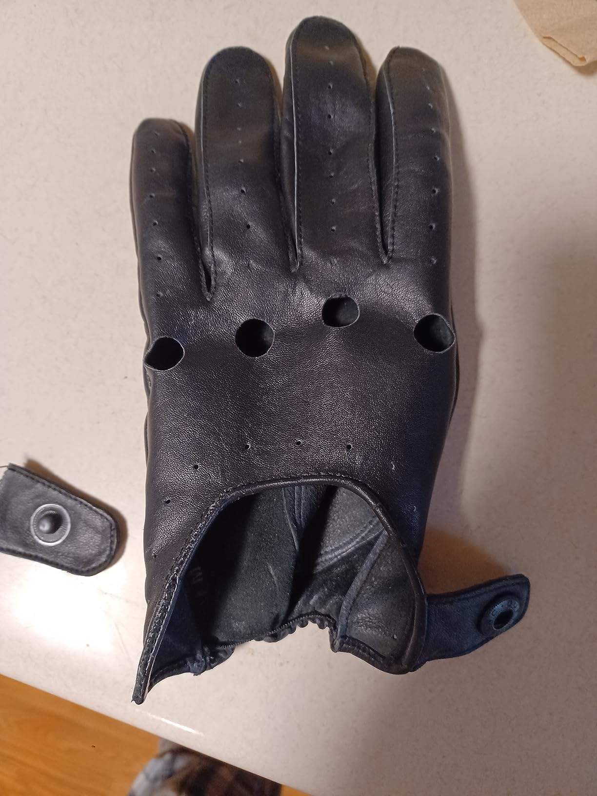 M&H Since 1978 Driving Gloves for Men - Mens Leather Car Gloves customer photo 2